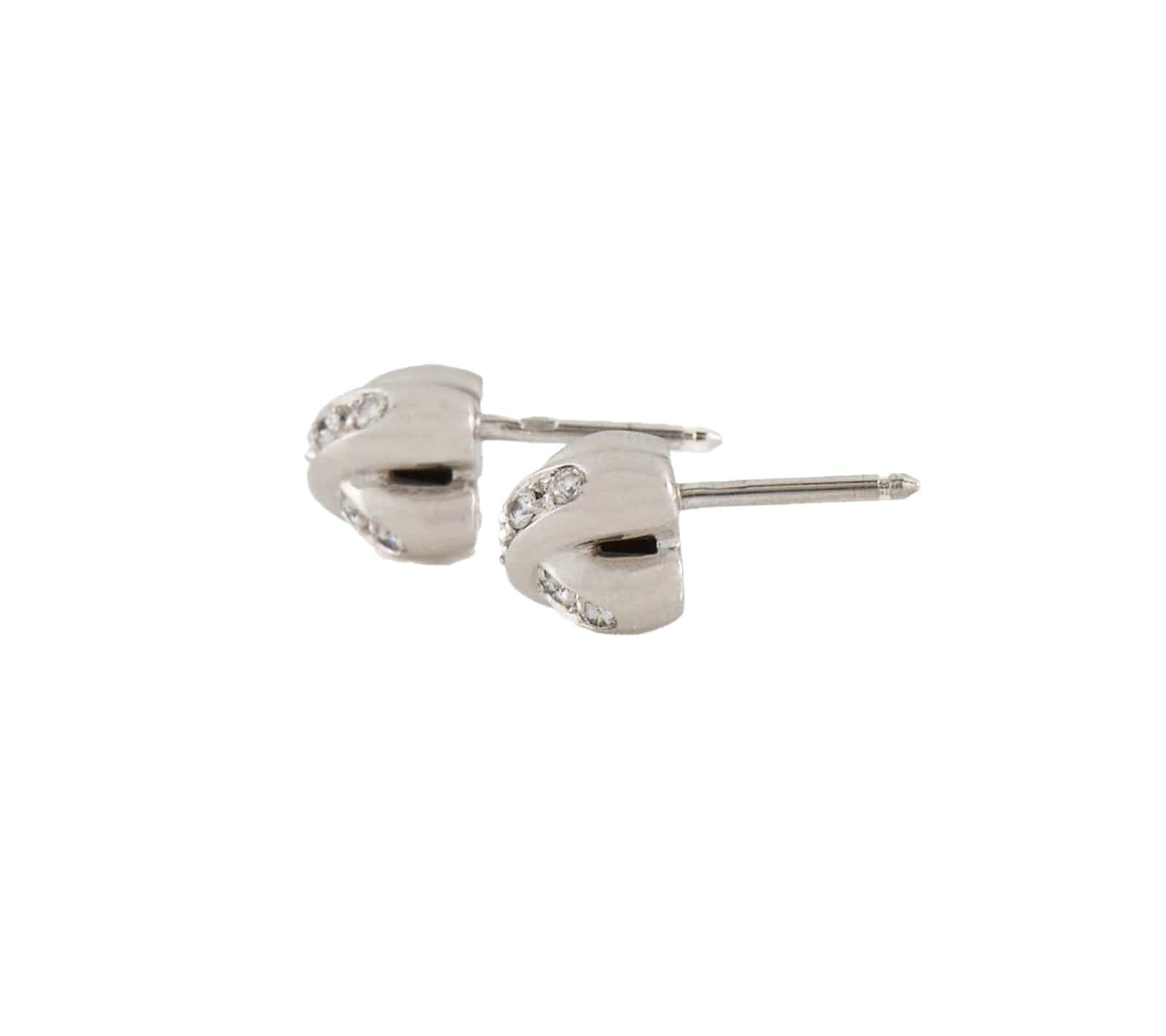 Chaumet 0.35ctw Diamond Lien X Stud Earrings in 18K