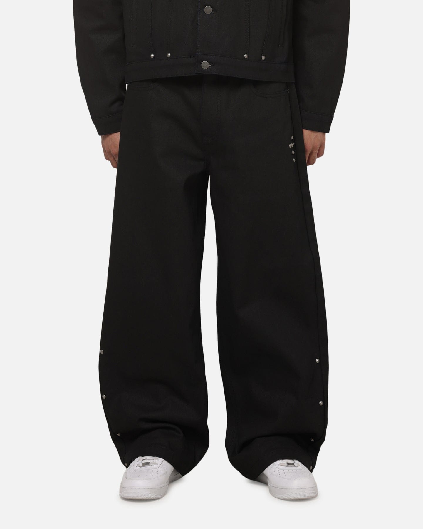 Saint Morta Amplus Crucible Jeans Black Wax Indigo