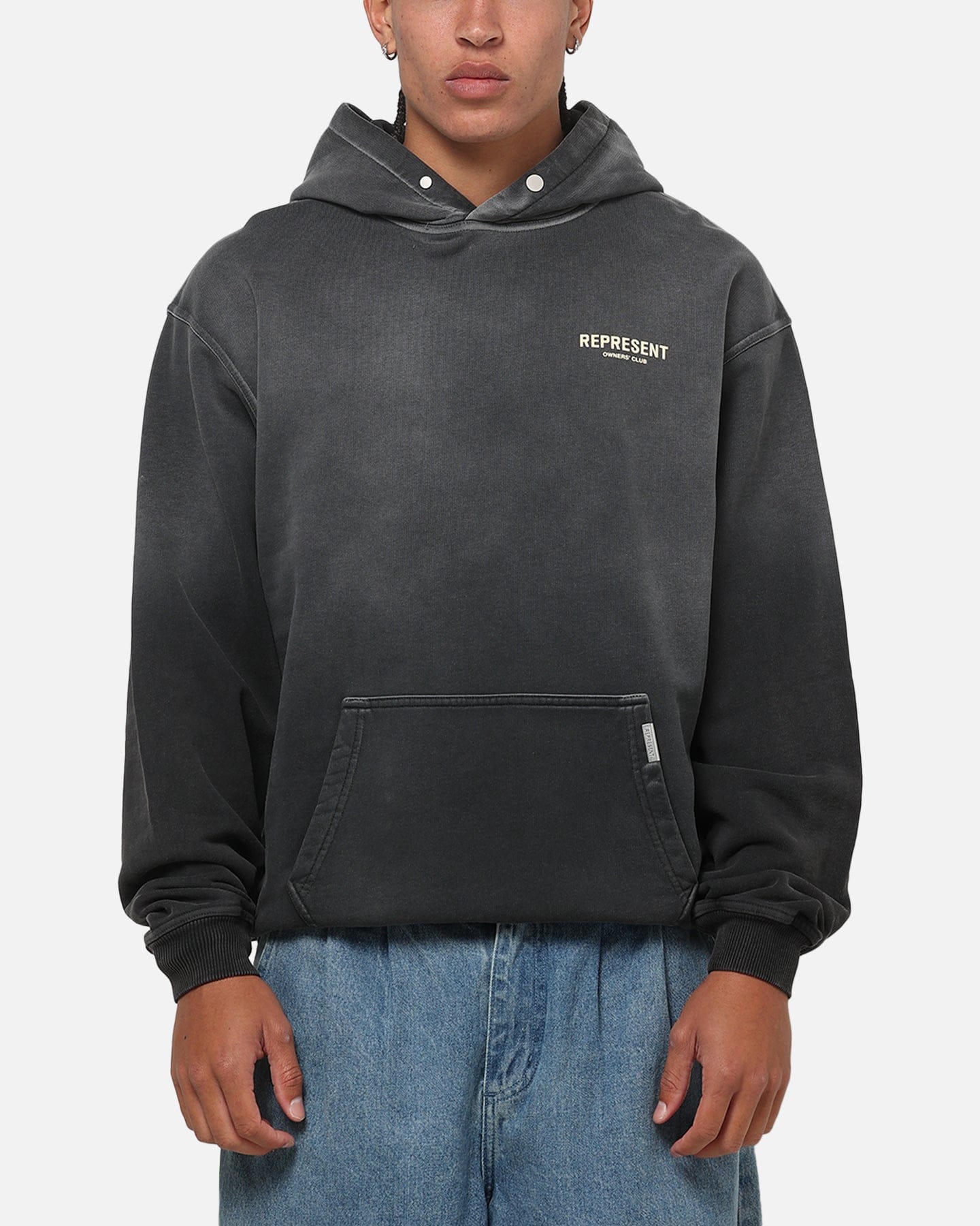 Represent Owners Club Hoodie Aged Black