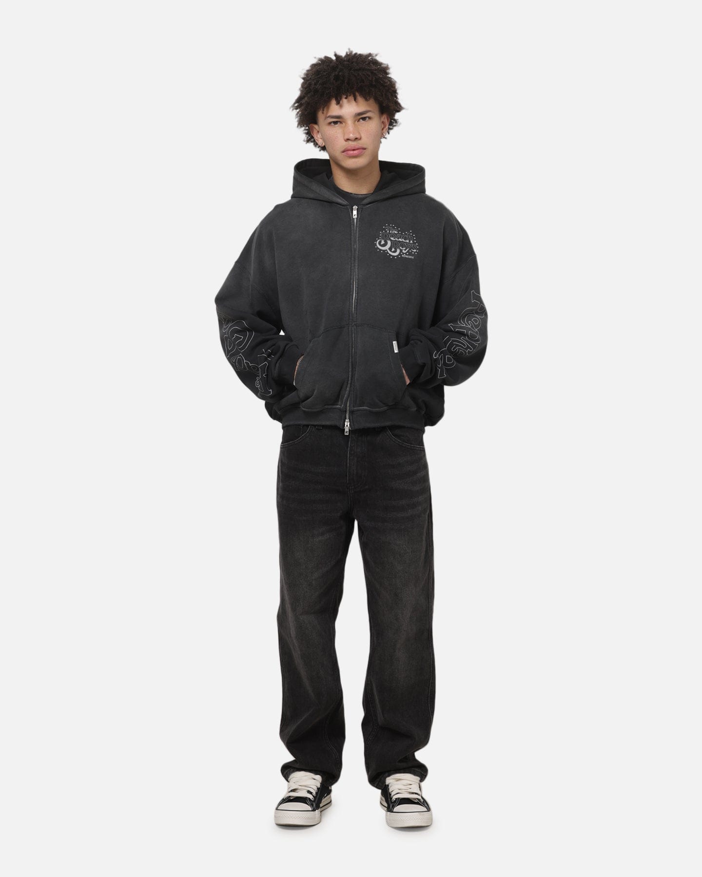 Represent Beach Boys Endless Summer Hoodie Stained Black