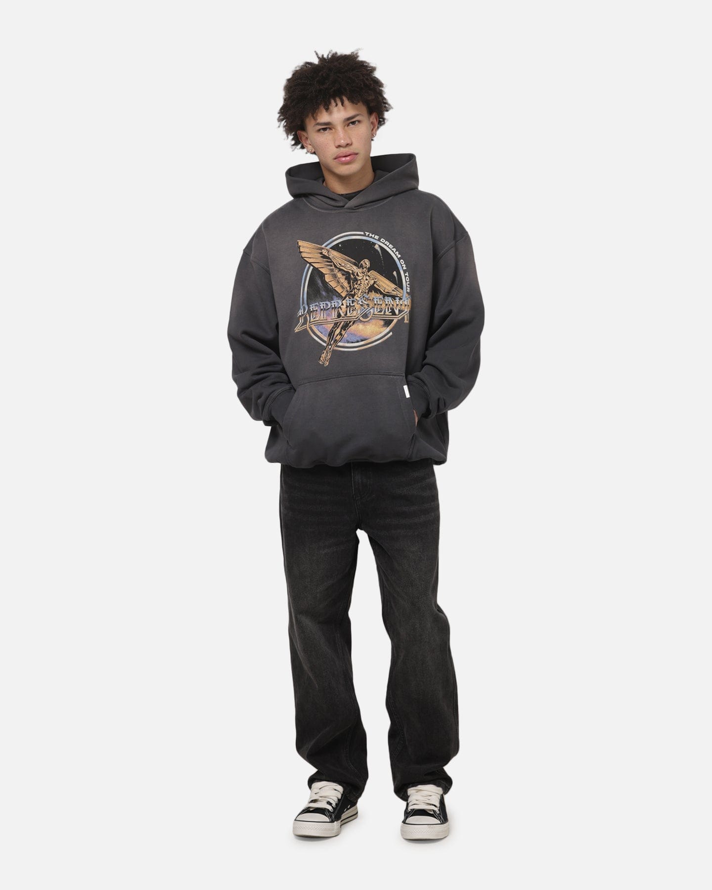 Represent Golden Tour Hoodie Sunfaded Grey