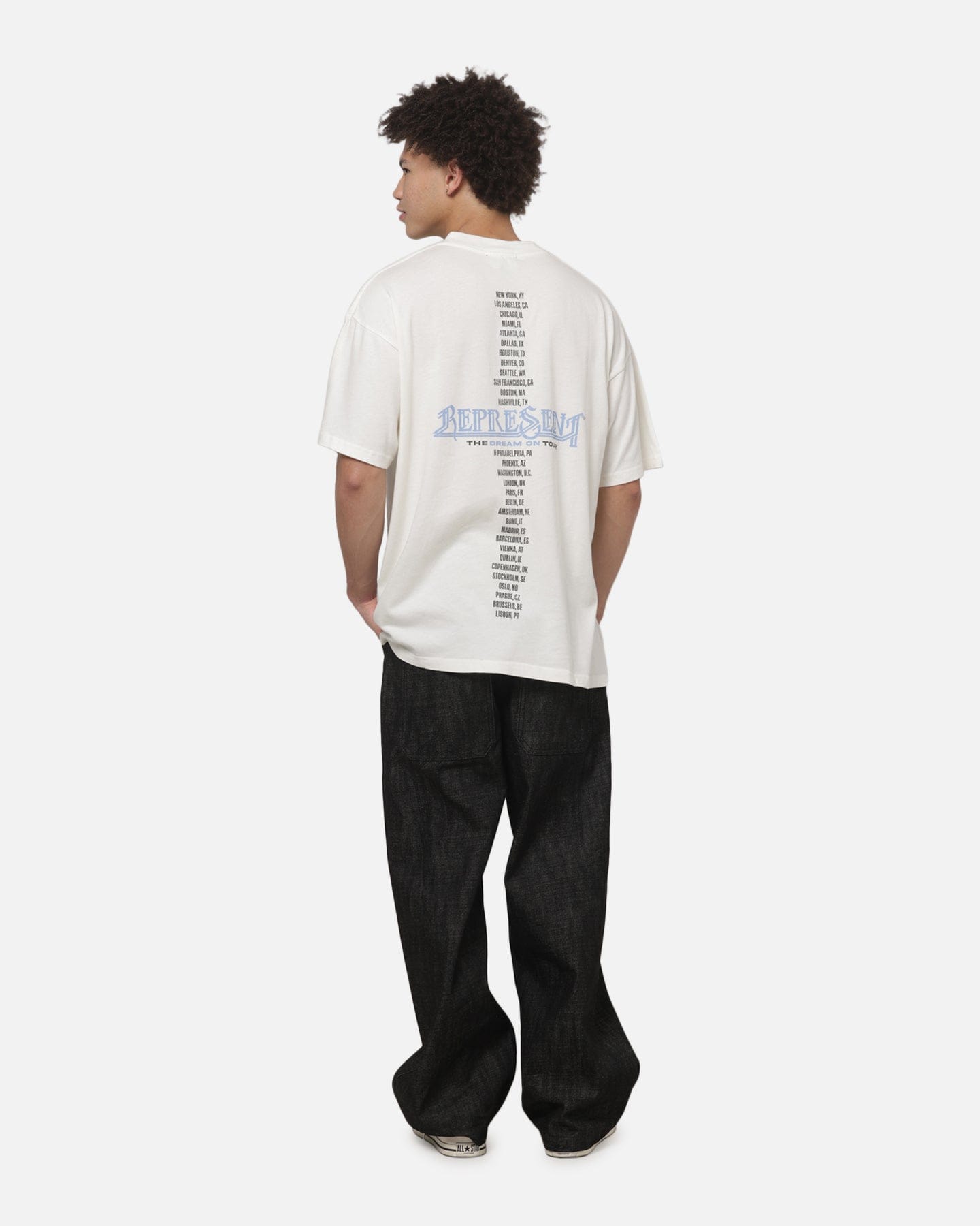 Represent Golden Tour T-Shirt Flat White