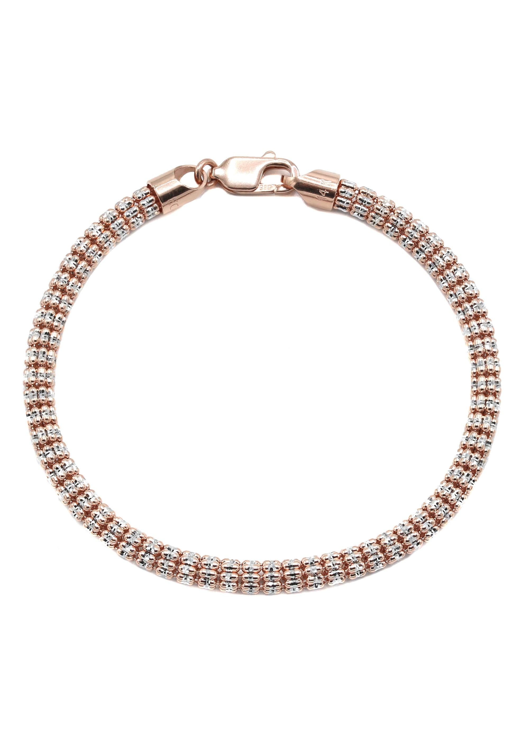 MANUFACTURER 2 14K Rose Gold Ice Bracelet