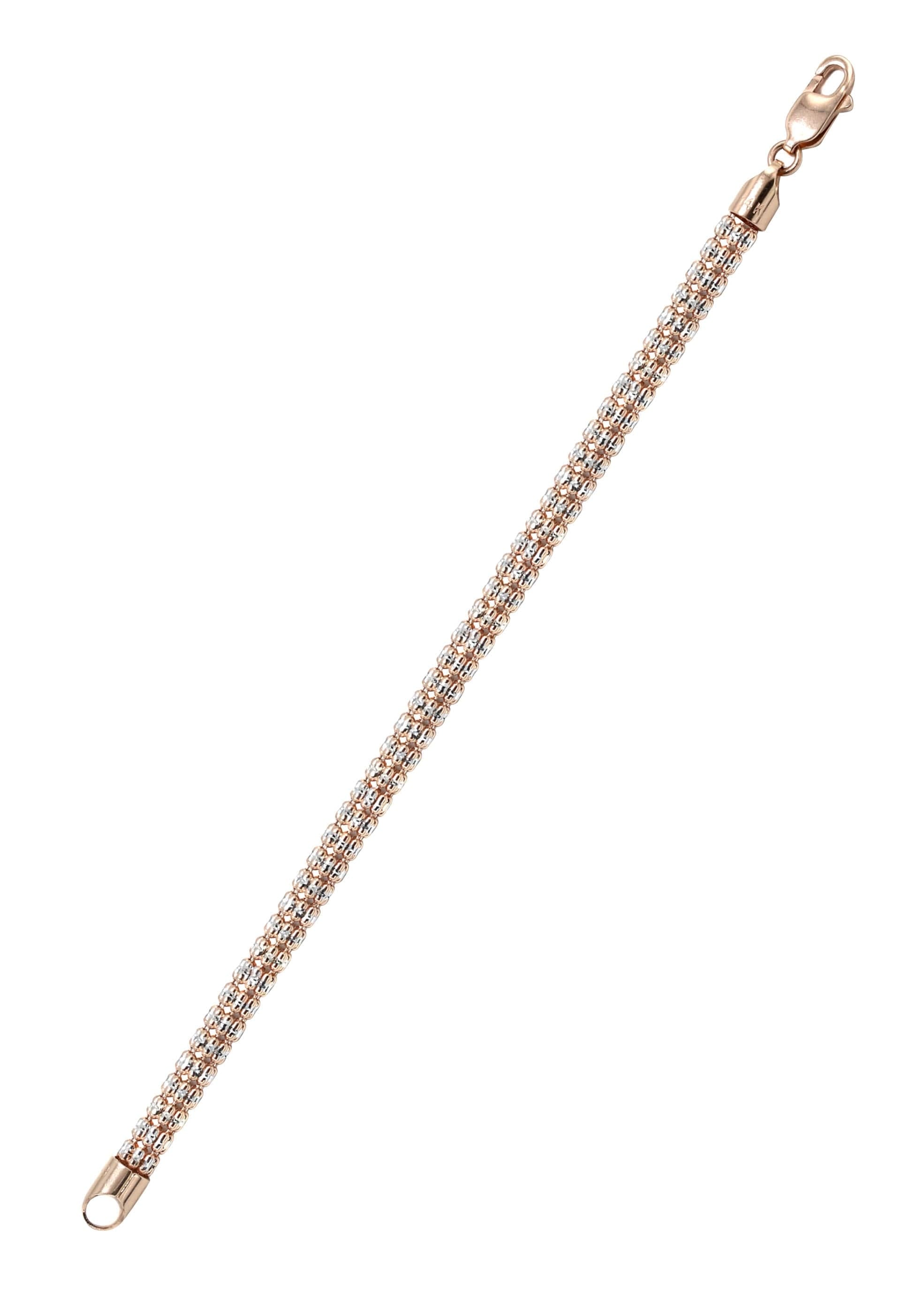 MANUFACTURER 2 14K Rose Gold Ice Bracelet