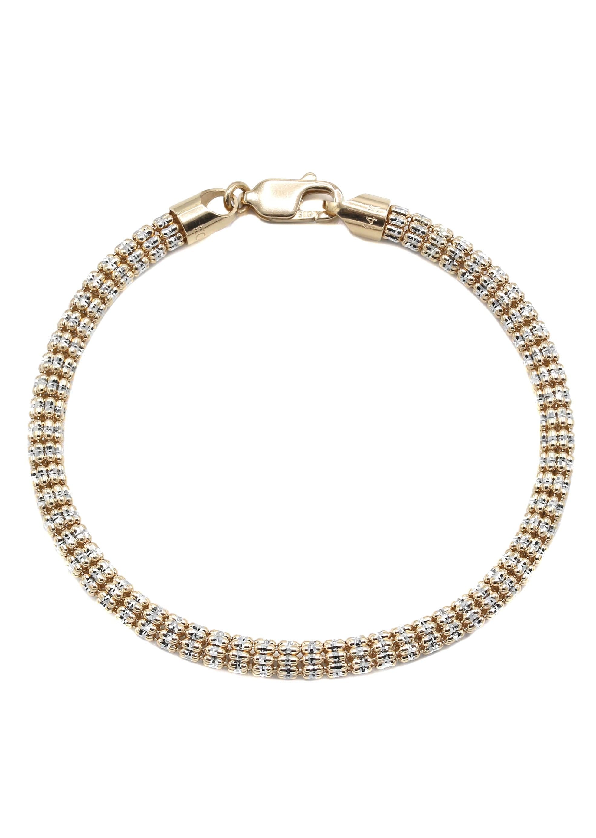 MANUFACTURER 1 10K Yellow Gold Ice Bracelet