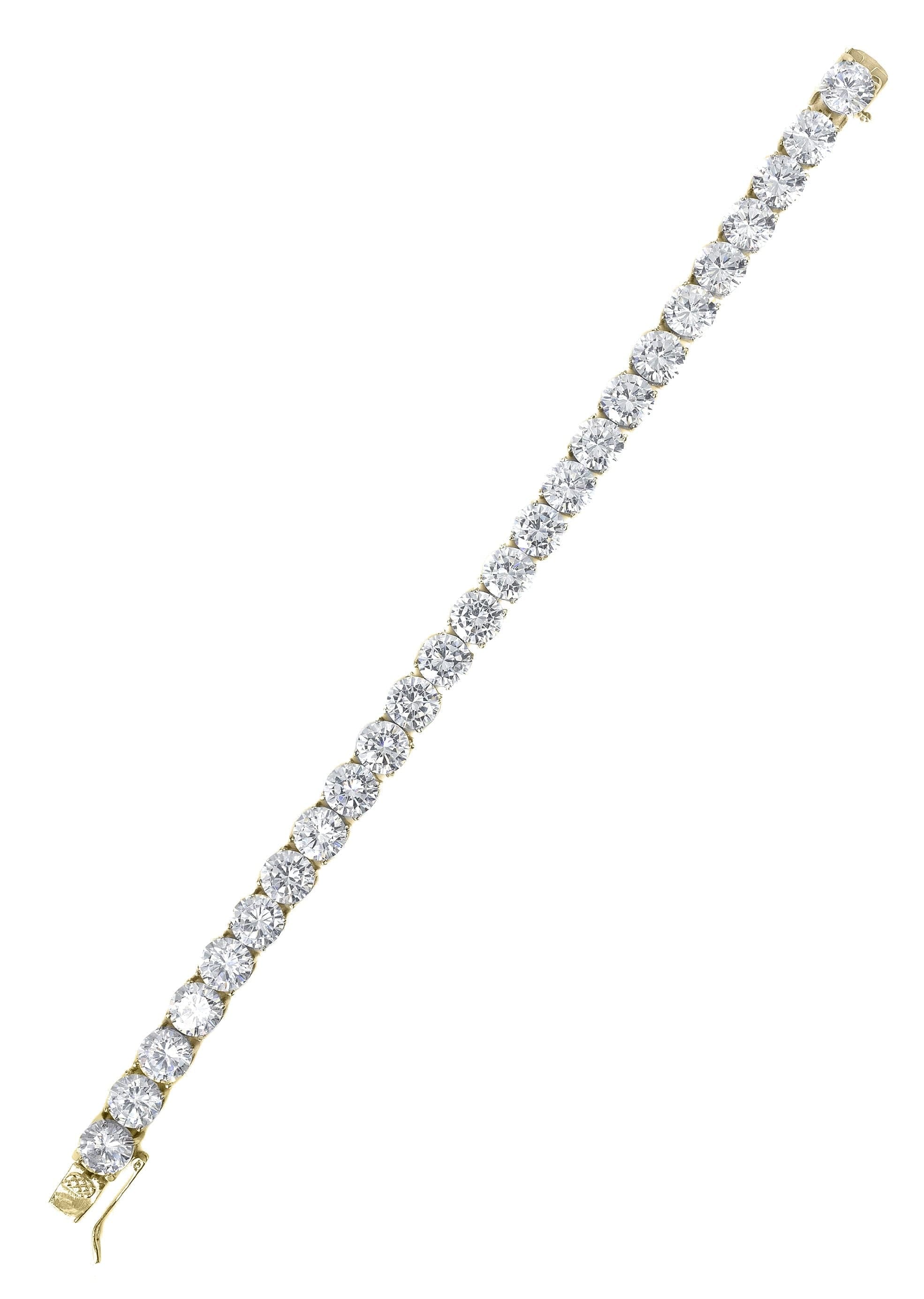 manufacturer 30 Gold Plated Mens Tennis Bracelet