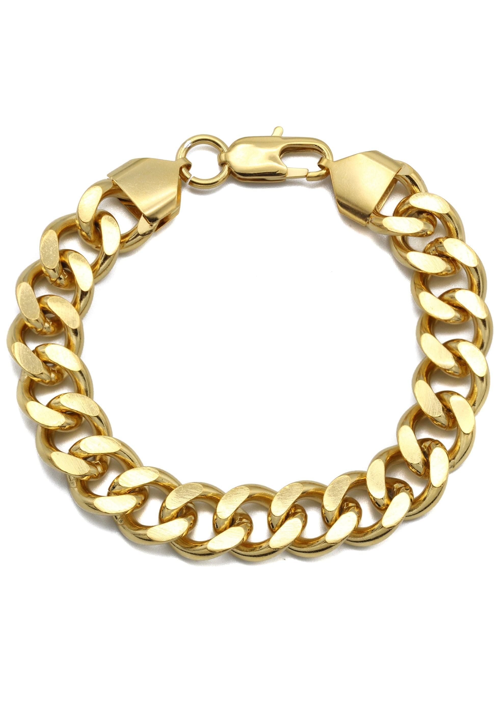 manufacturer 30 Gold Plated Curb Bracelet