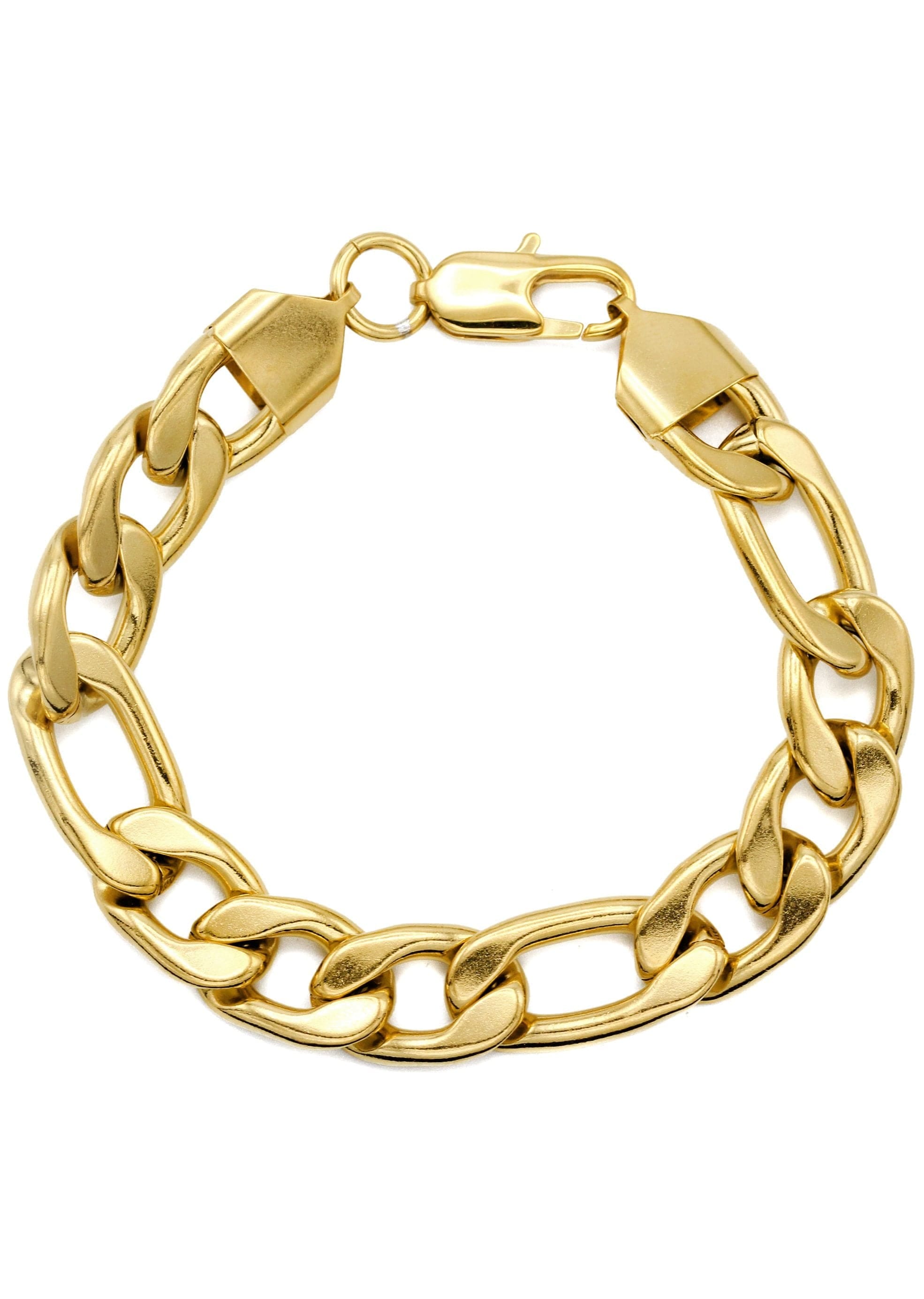 manufacturer 30 Gold Plated Figaro Bracelet