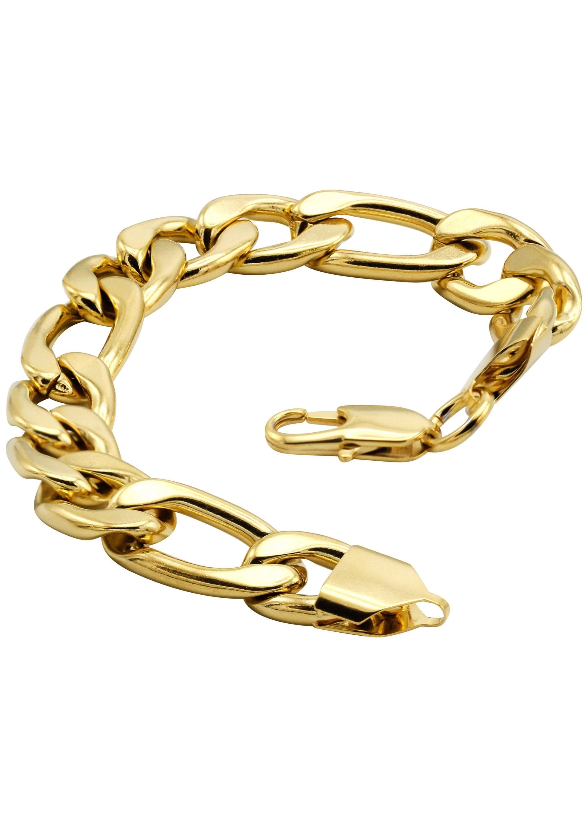 manufacturer 30 Gold Plated Figaro Bracelet