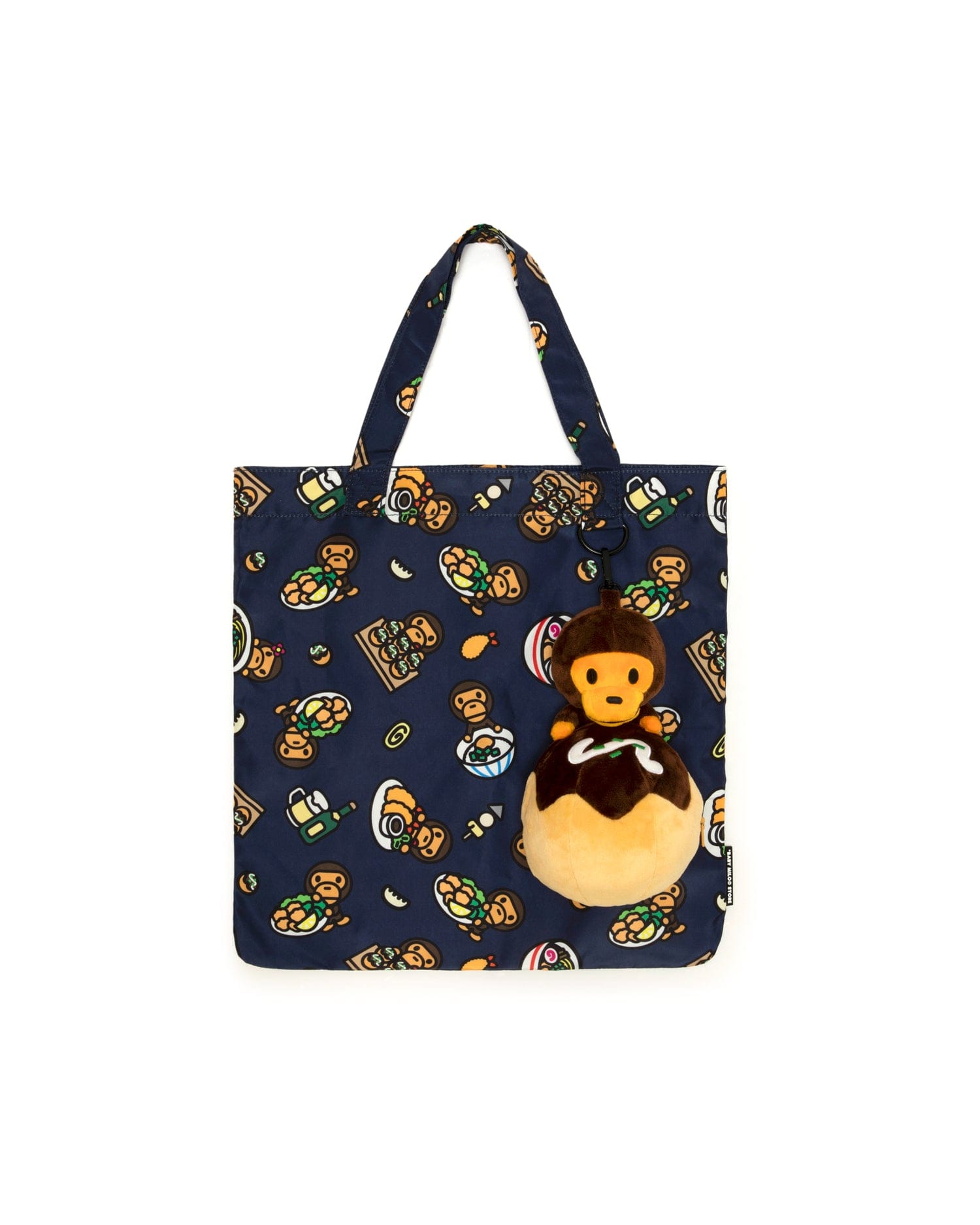BABY MILO STORE Baby Milo print tote bag with plush keychain