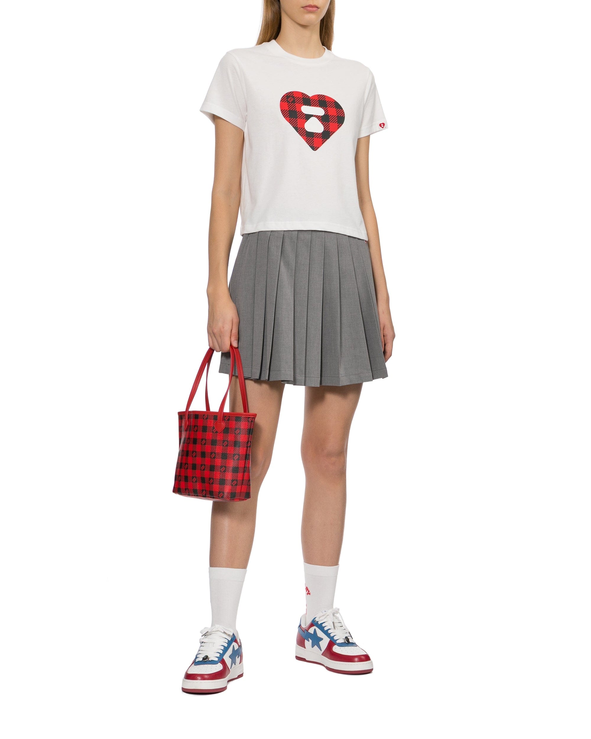 APEE Checkered tote bag