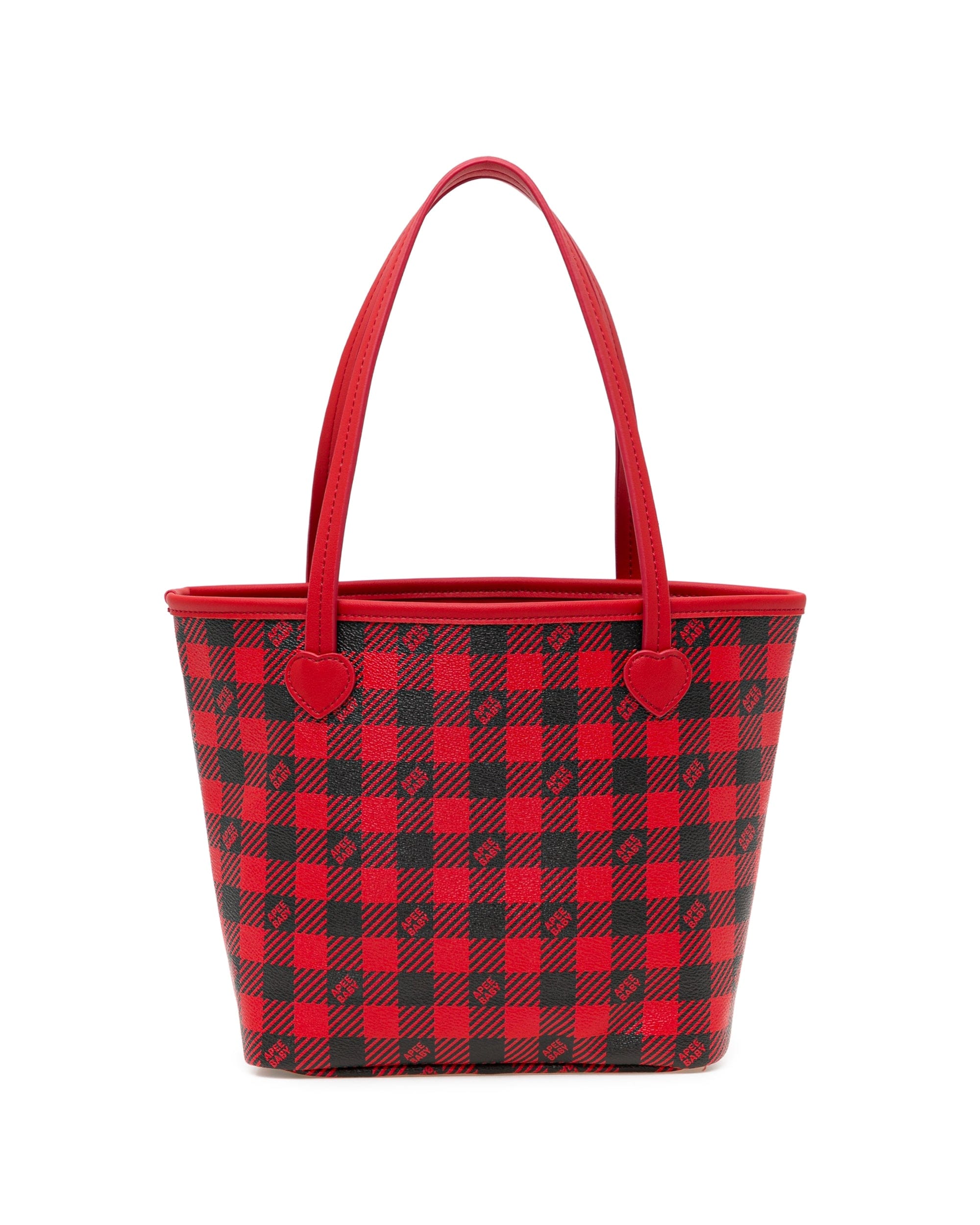 APEE Checkered tote bag