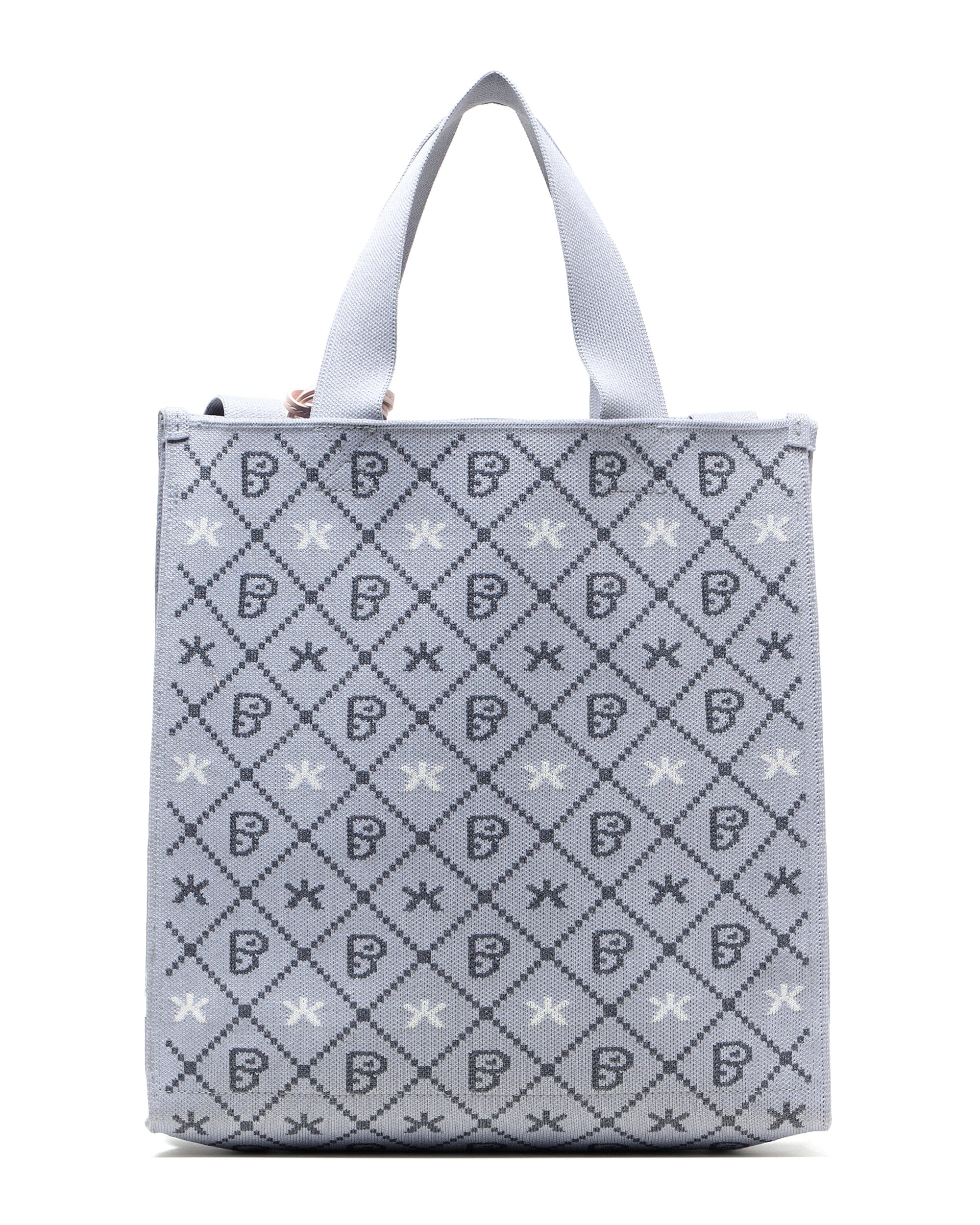 BAPY Monogram knit shopper bag
