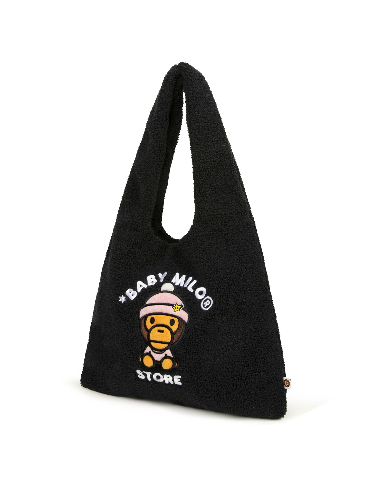 BABY MILO STORE Baby Milo sherpa fur large tote bag