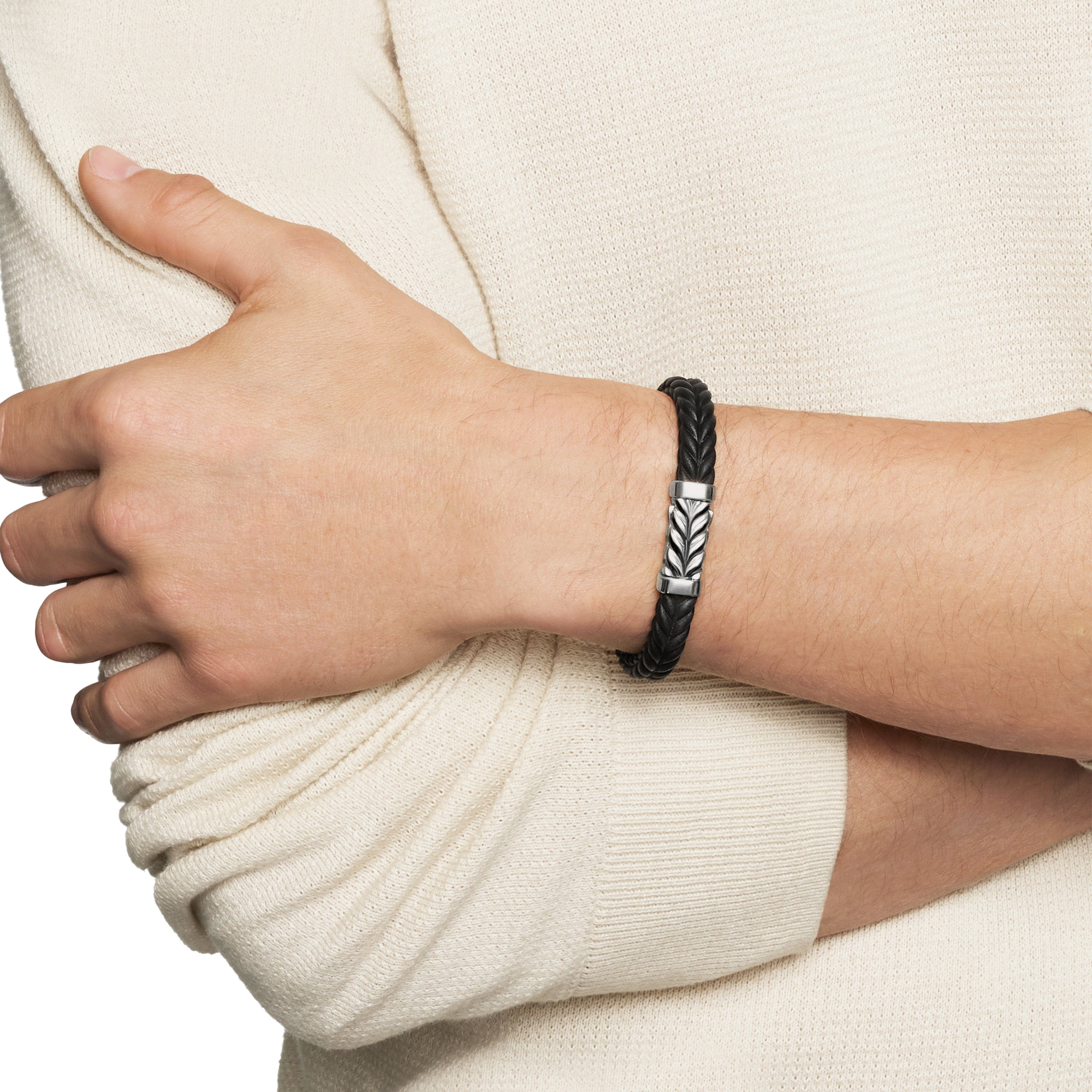 David Yurman Chevron Collection Bracelet in Sterling Silver