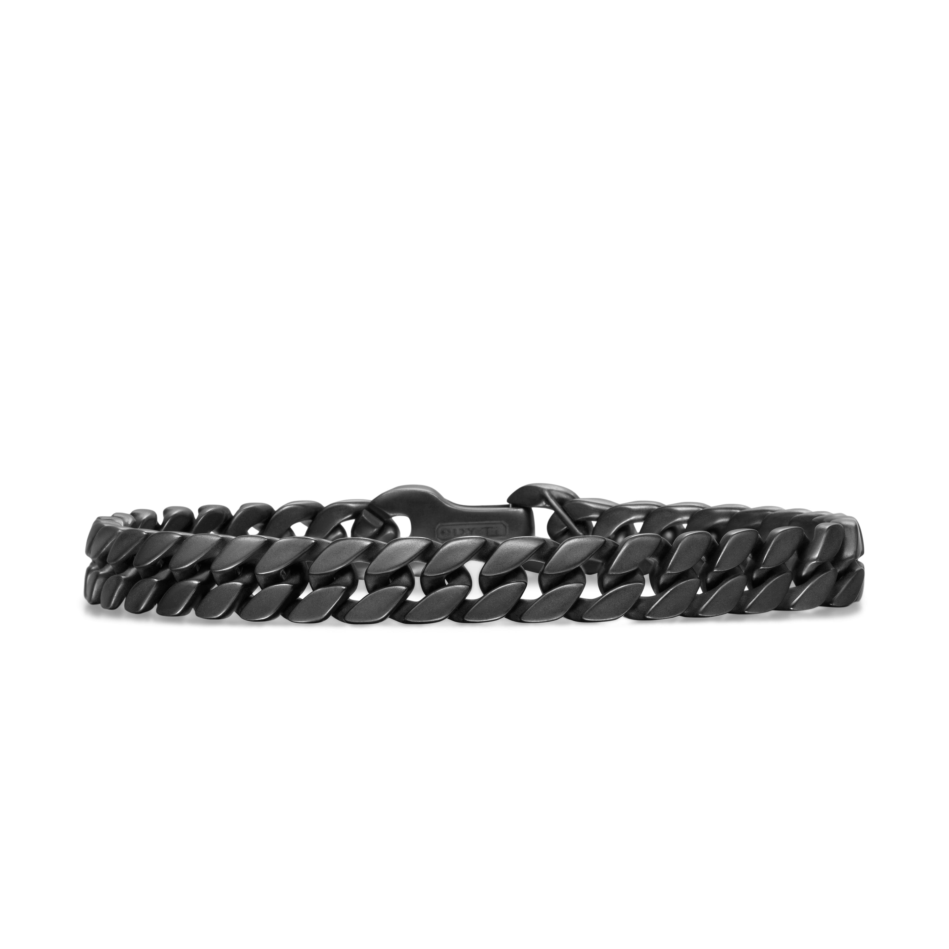 David Yurman Chain Collection Bracelet in Black Titanium