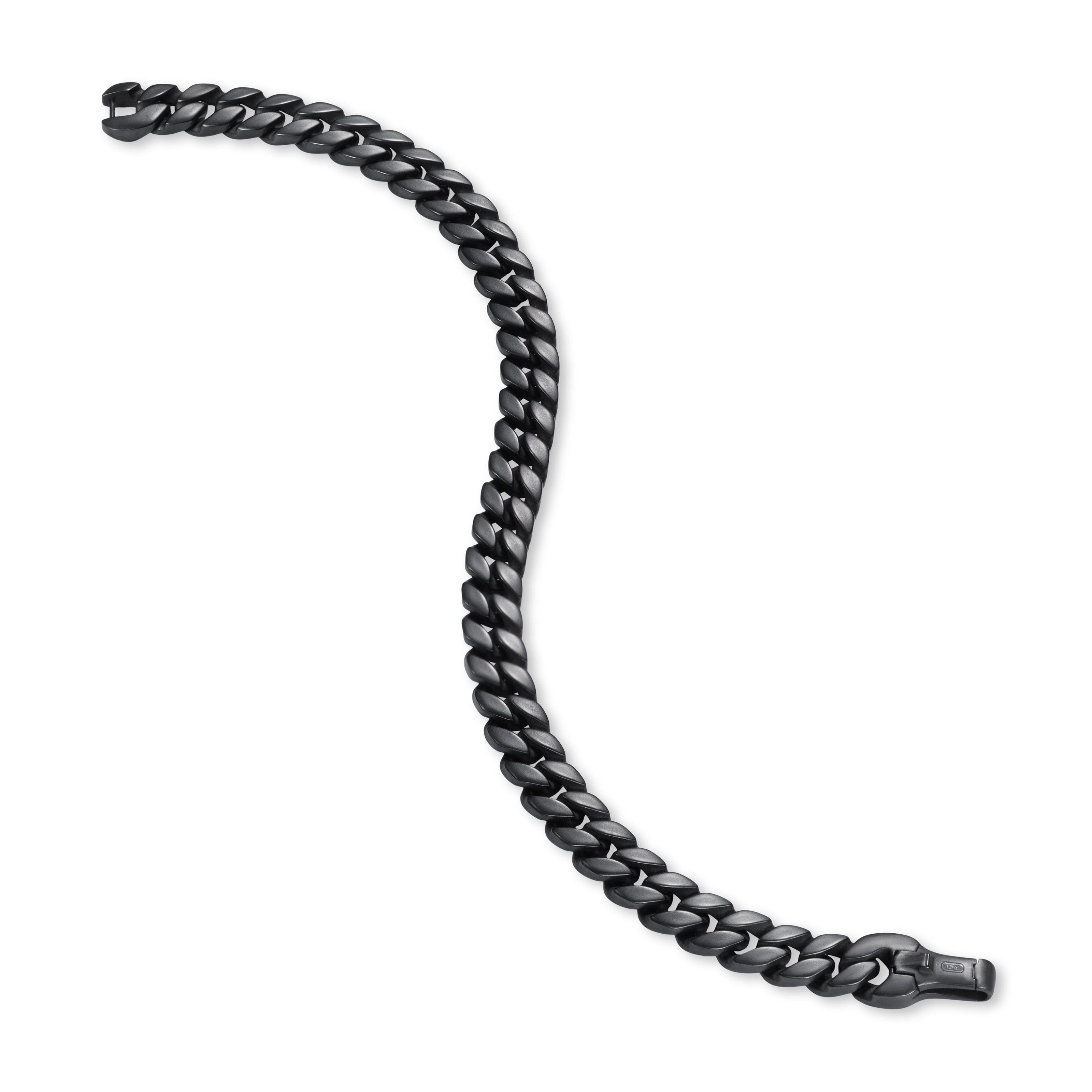 David Yurman Chain Collection Bracelet in Black Titanium