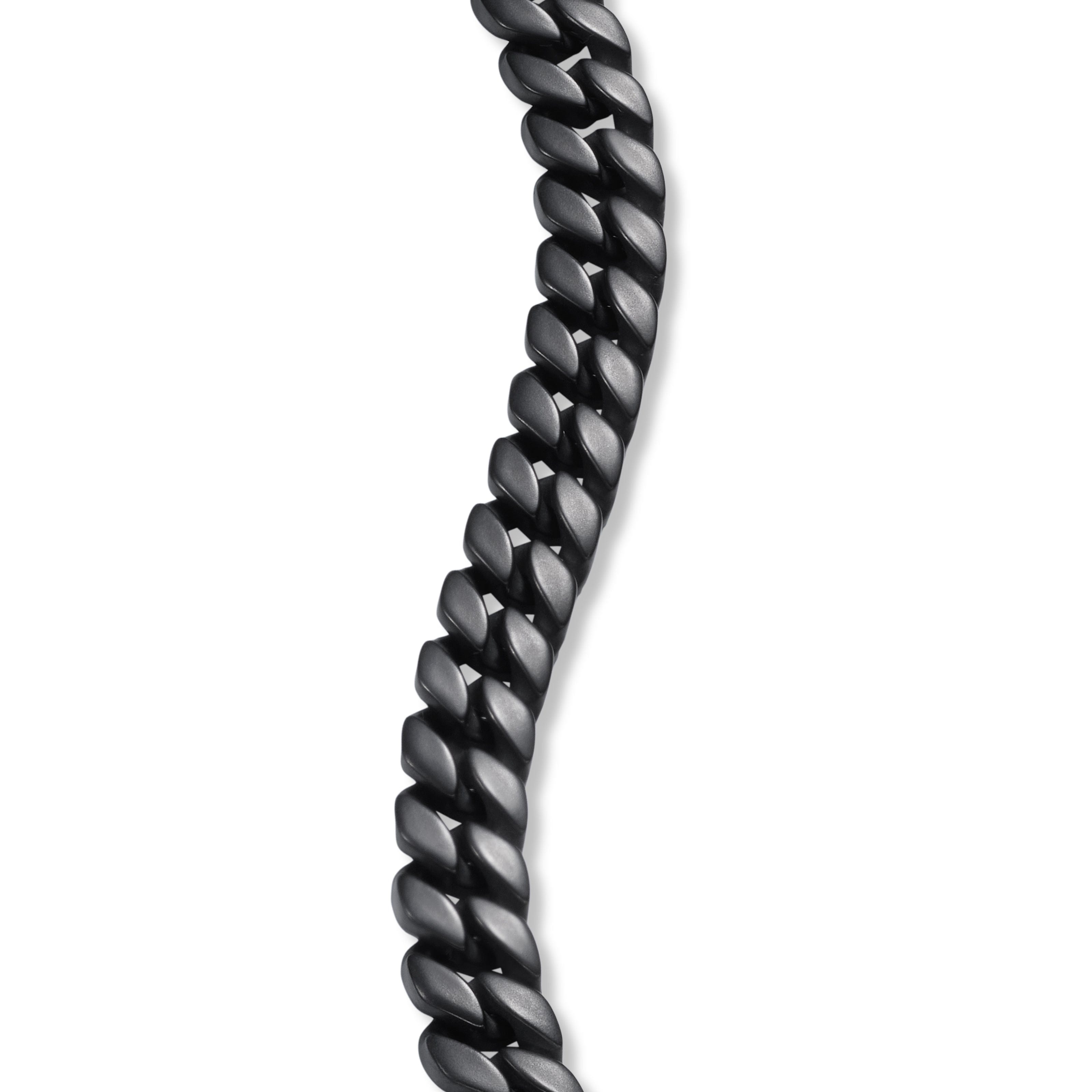 David Yurman Chain Collection Bracelet in Black Titanium