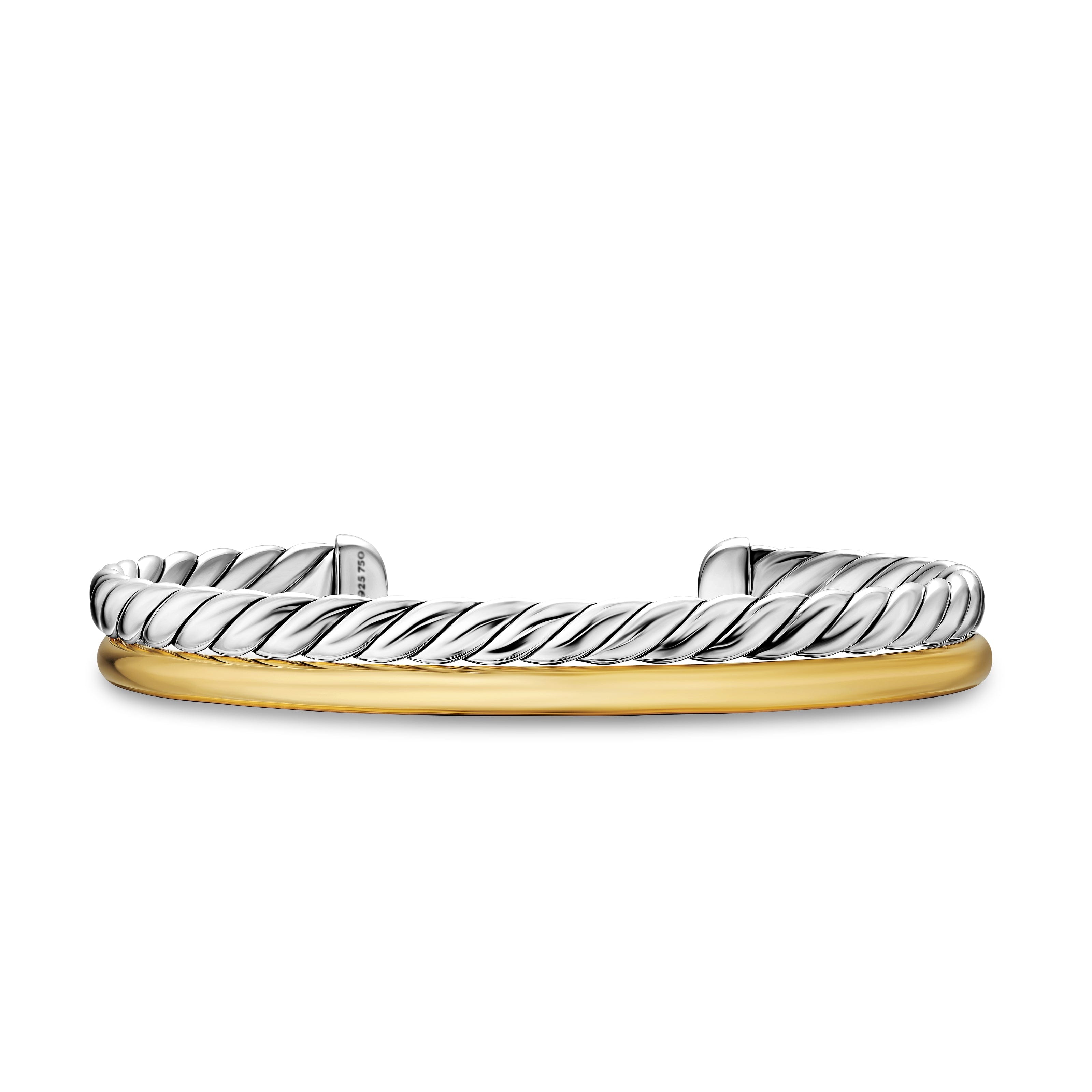 David Yurman Mercer Collection Bracelet in Sterling Silver and 18k Gold
