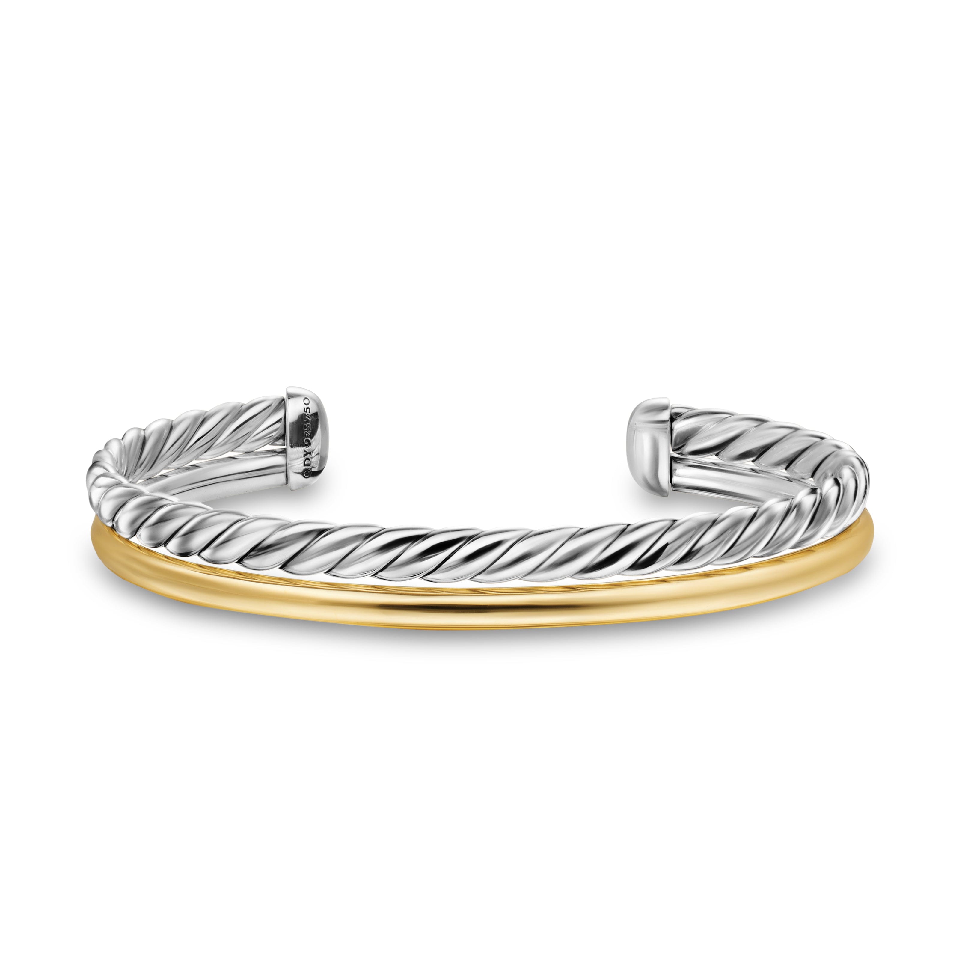 David Yurman Mercer Collection Bracelet in Sterling Silver and 18k Gold