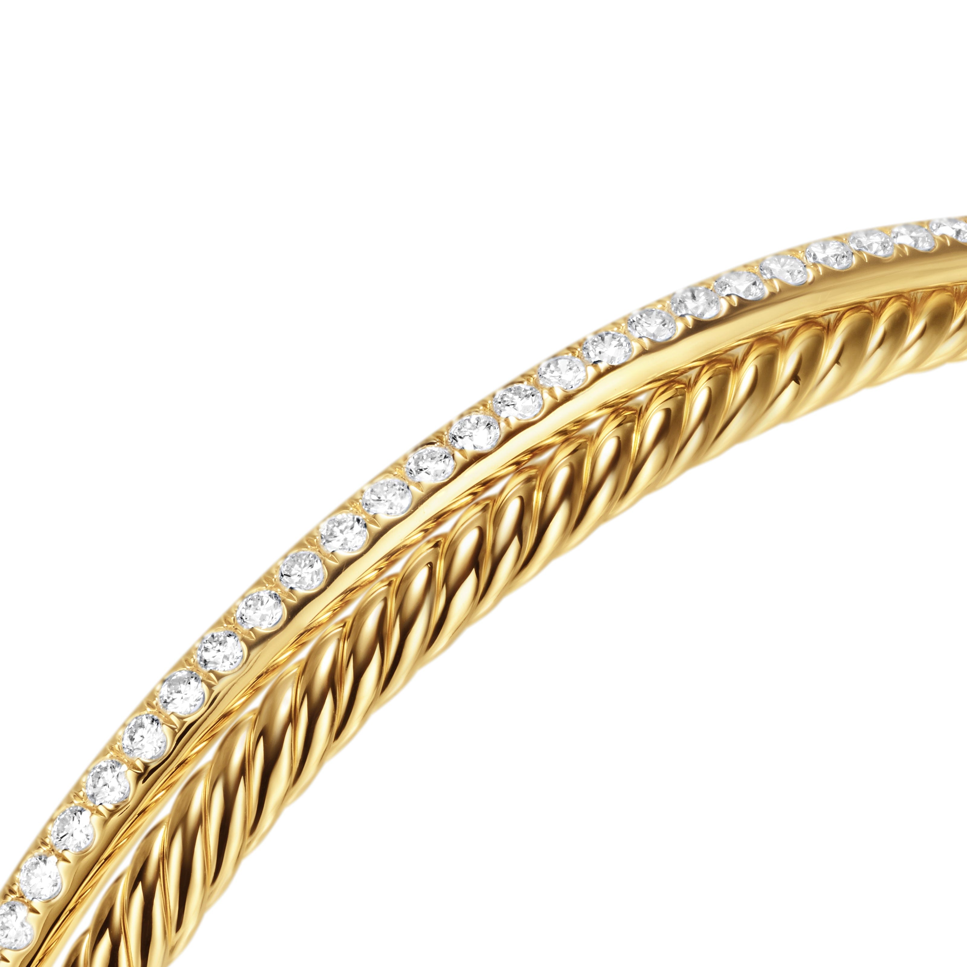 David Yurman Crossover® Collection Bracelet in 18K Yellow Gold
