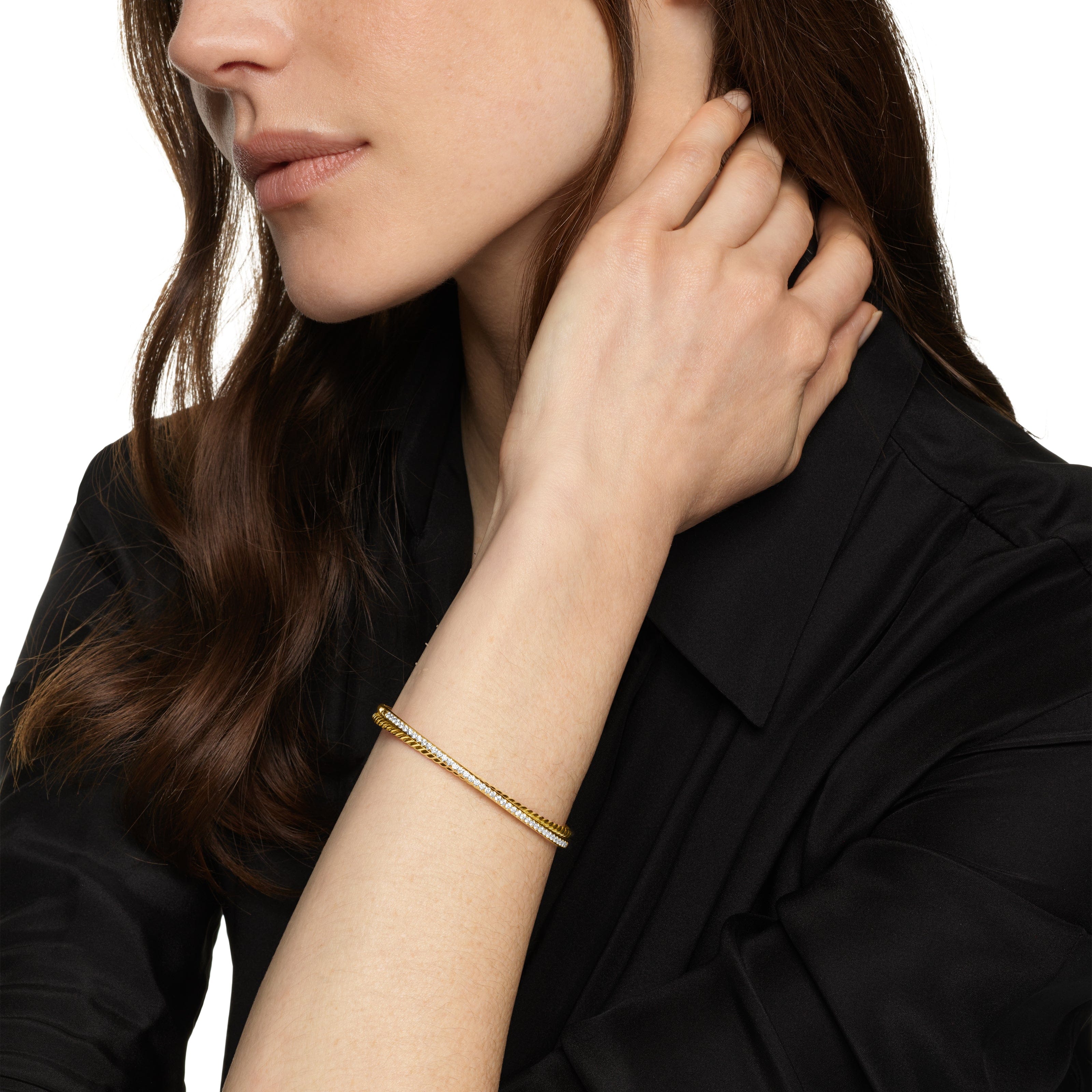 David Yurman Crossover® Collection Bracelet in 18K Yellow Gold