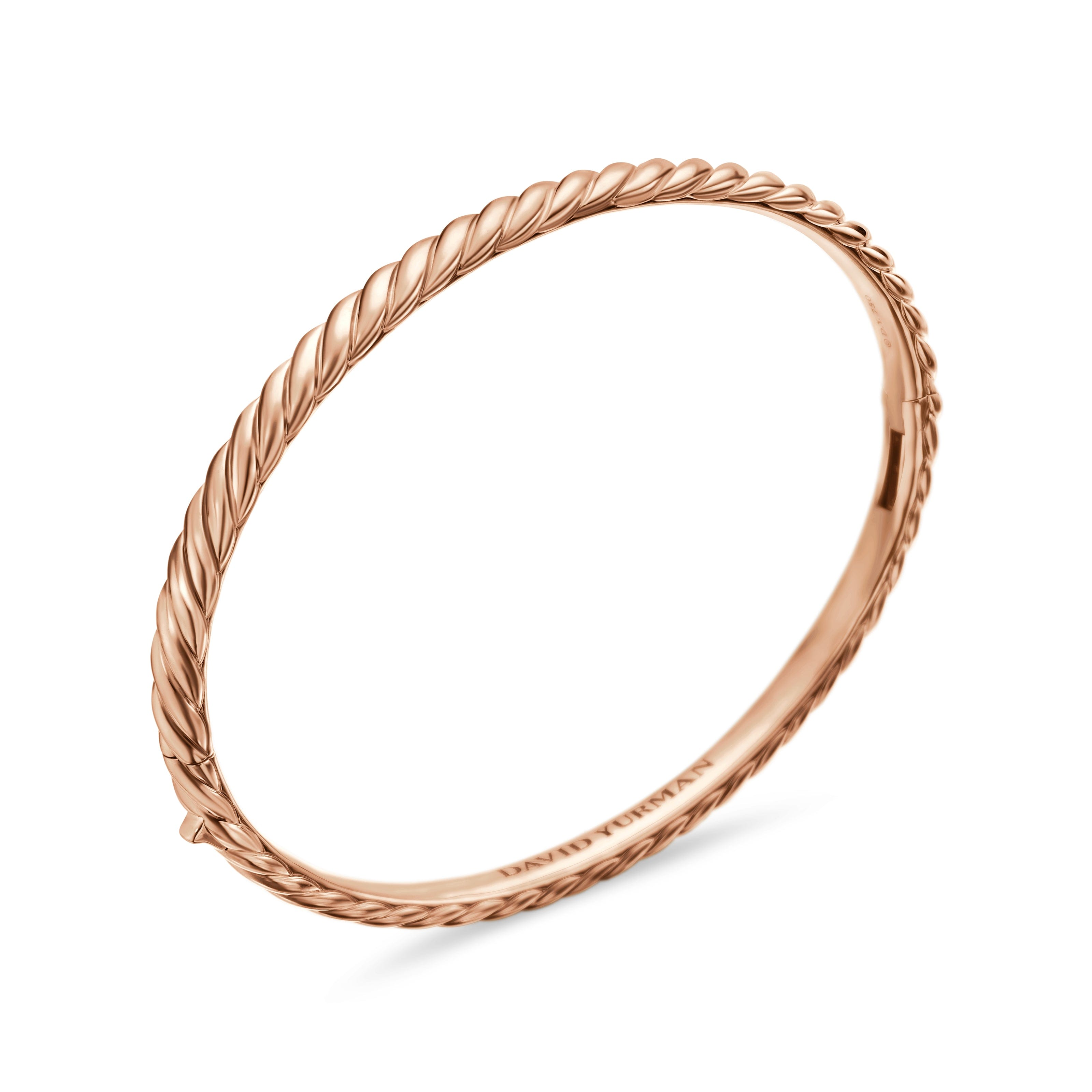 David Yurman Sculpted Cable Collection Bracelet in 18K Rose Gold