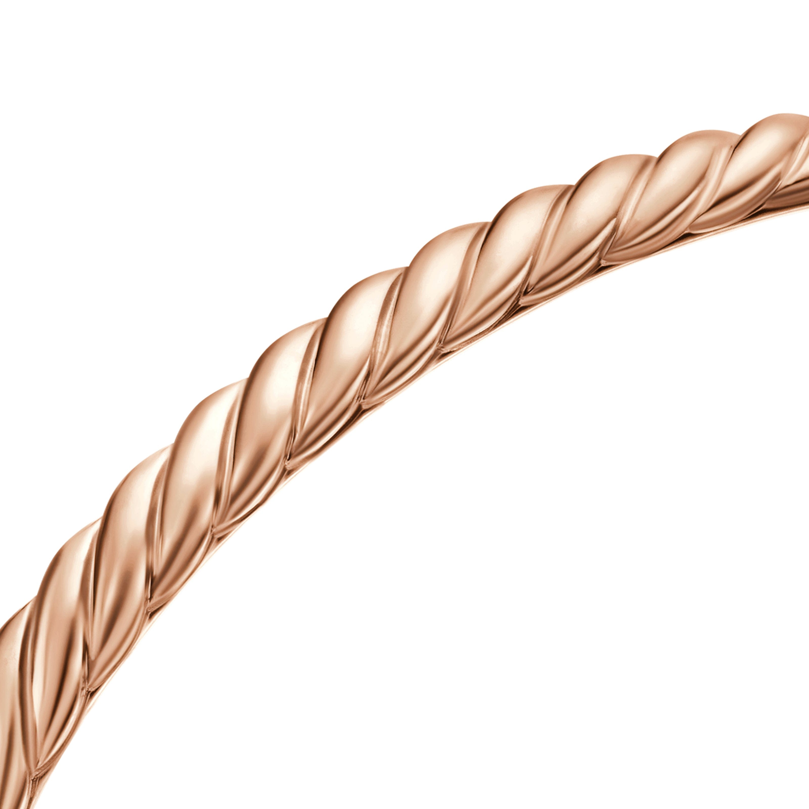 David Yurman Sculpted Cable Collection Bracelet in 18K Rose Gold