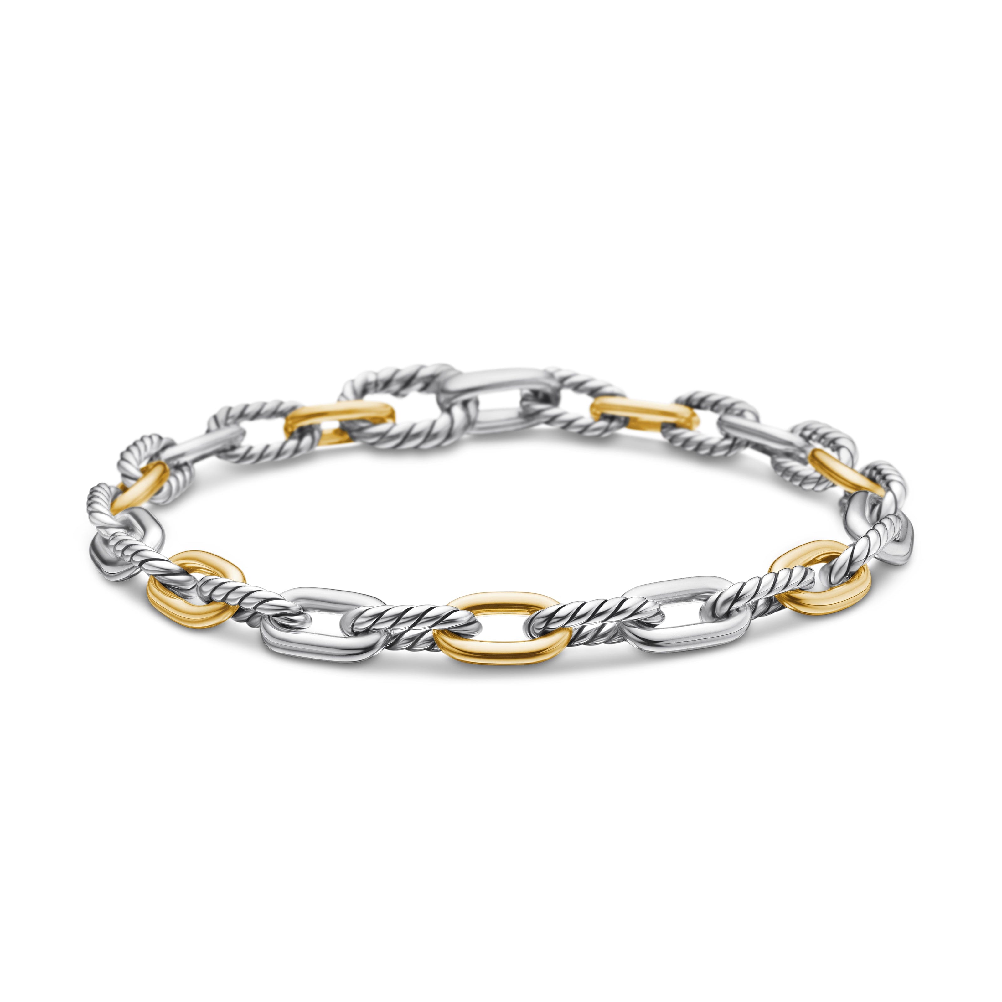 David Yurman Madison® Collection Bracelet in Sterling Silver and 18k Gold
