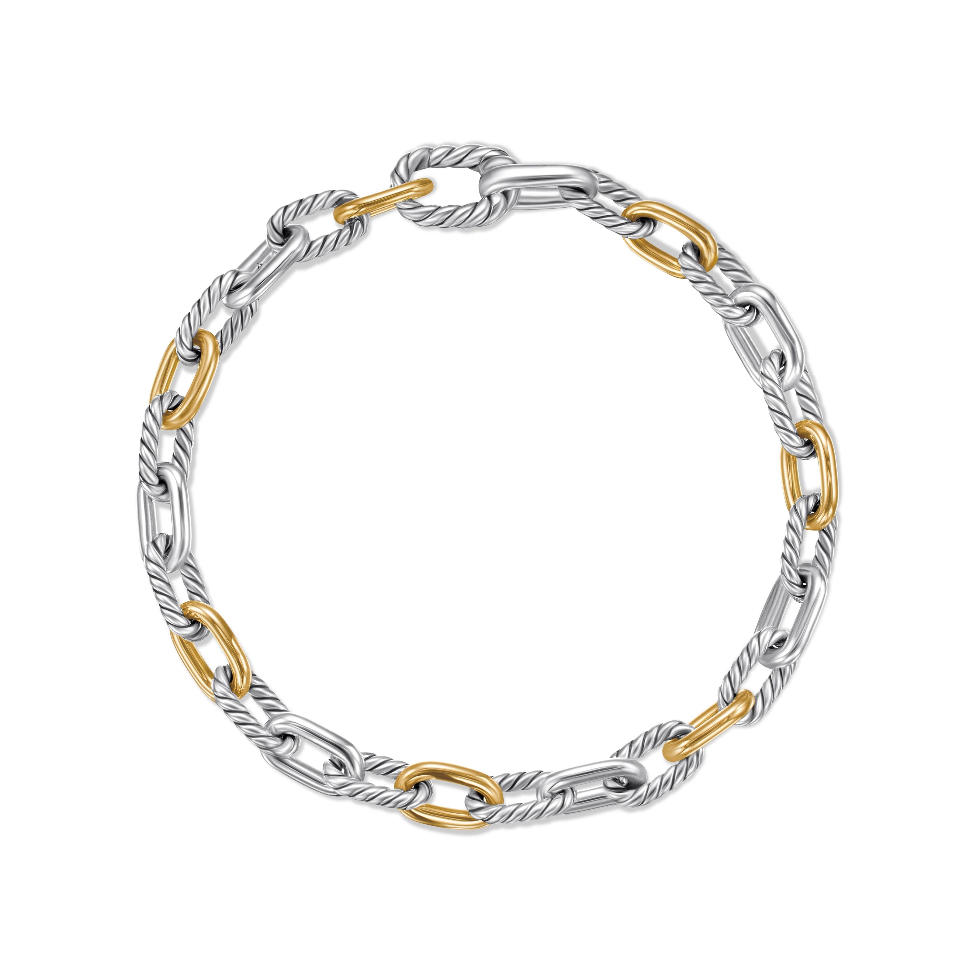 David Yurman Madison® Collection Bracelet in Sterling Silver and 18k Gold