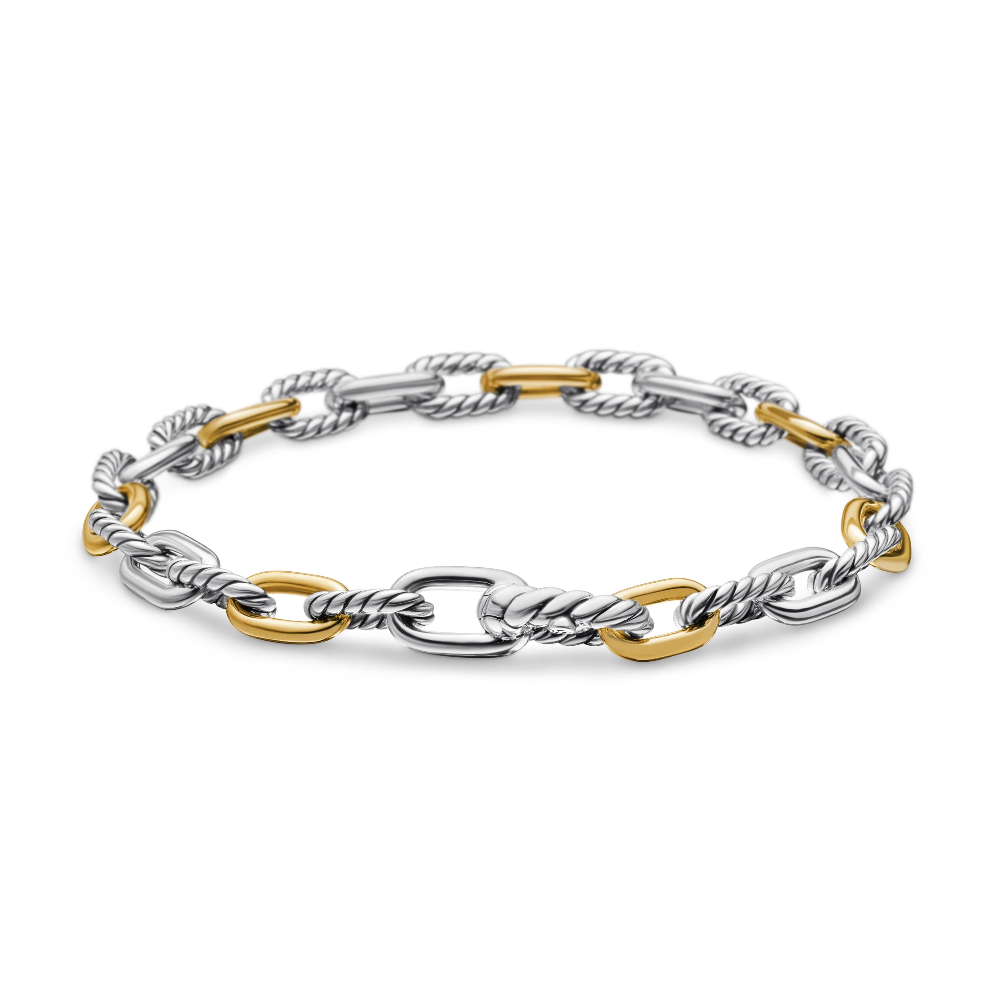 David Yurman Madison® Collection Bracelet in Sterling Silver and 18k Gold