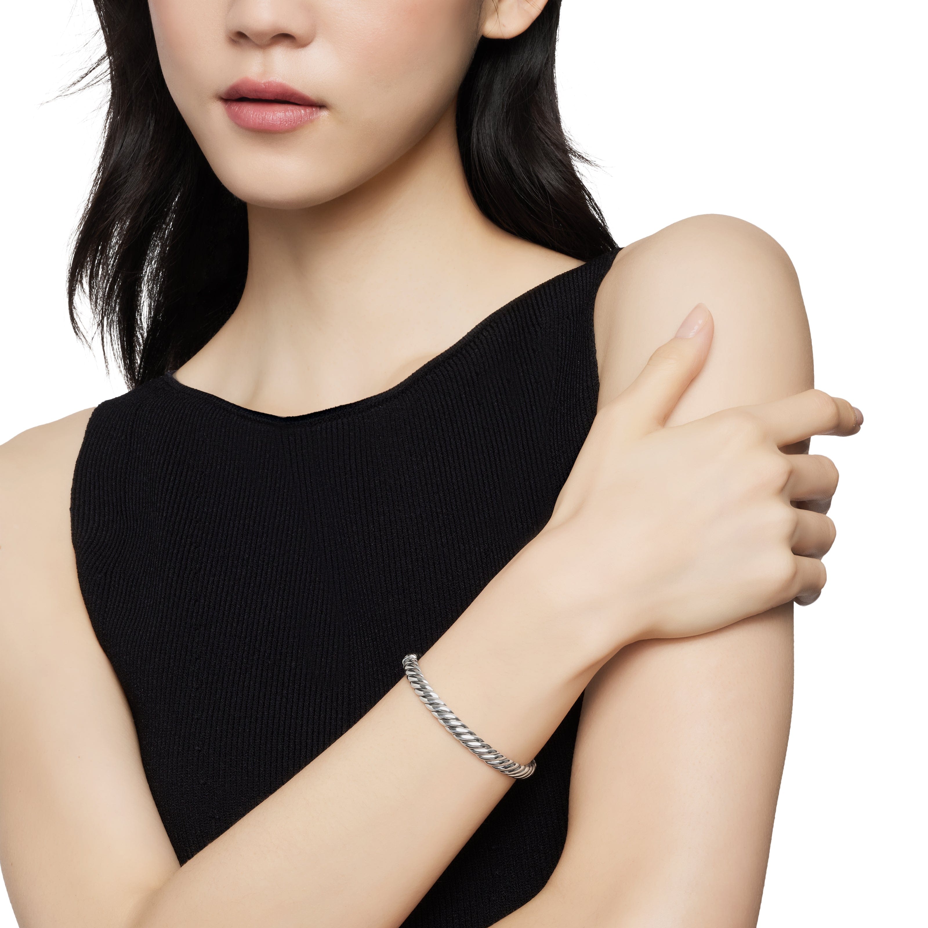 David Yurman Sculpted Cable Collection Bracelet in Sterling Silver