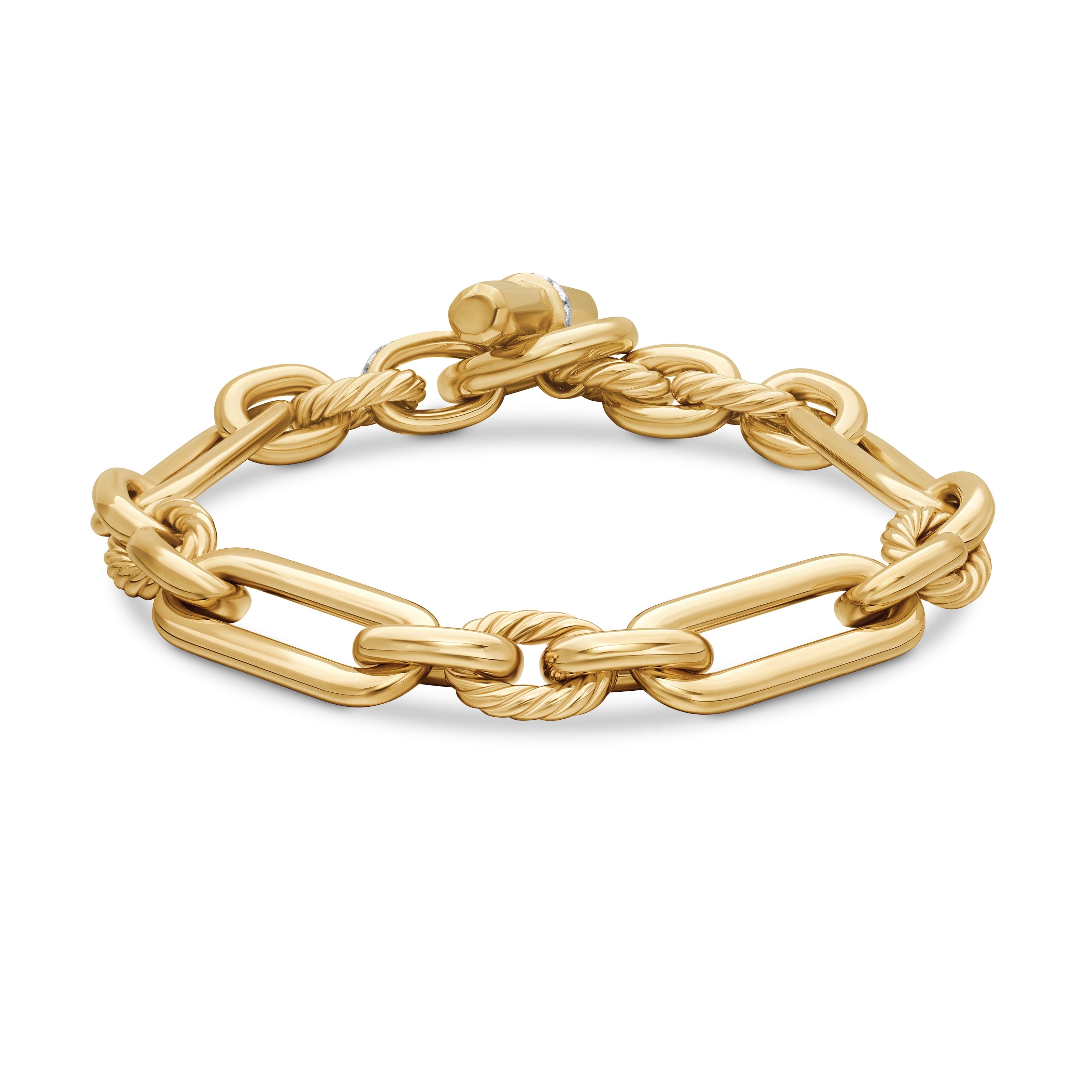 David Yurman Lexington Collection Bracelet in 18K Yellow Gold