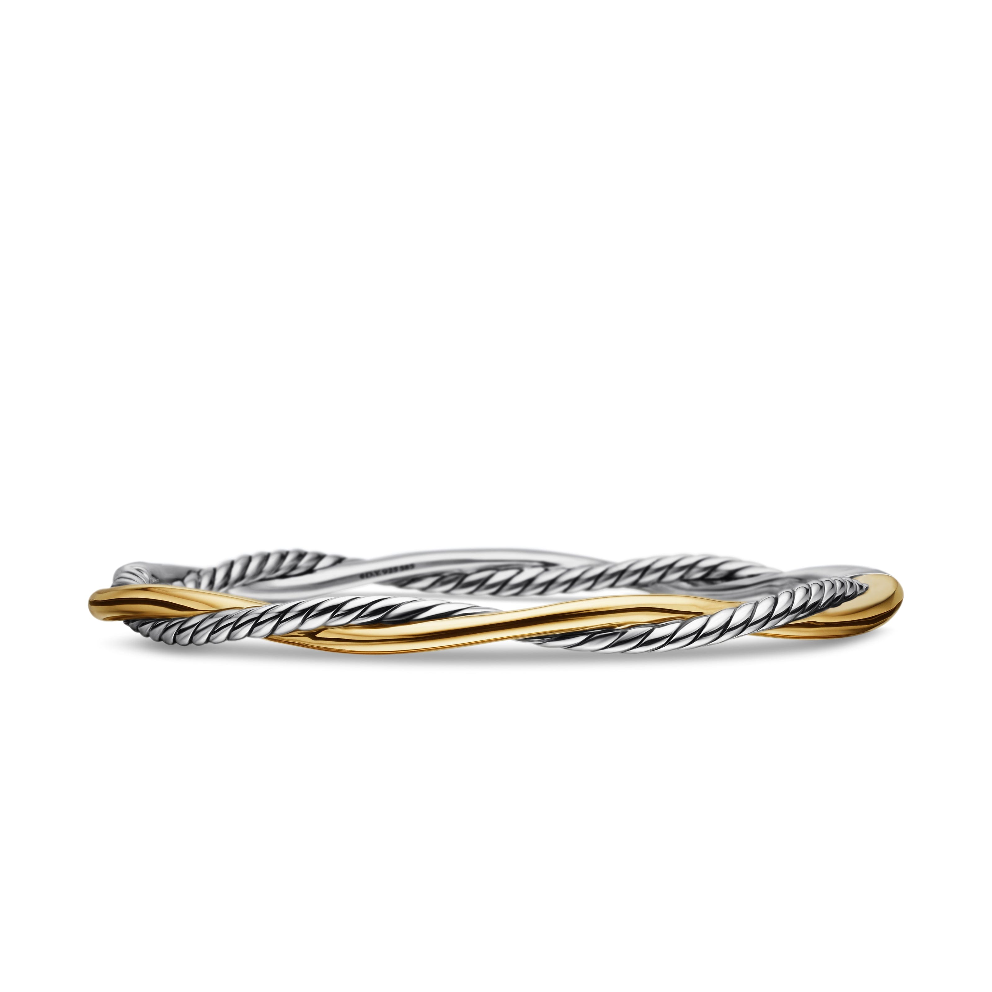 David Yurman Infinity Collection Bracelet in Sterling Silver and 14k Gold