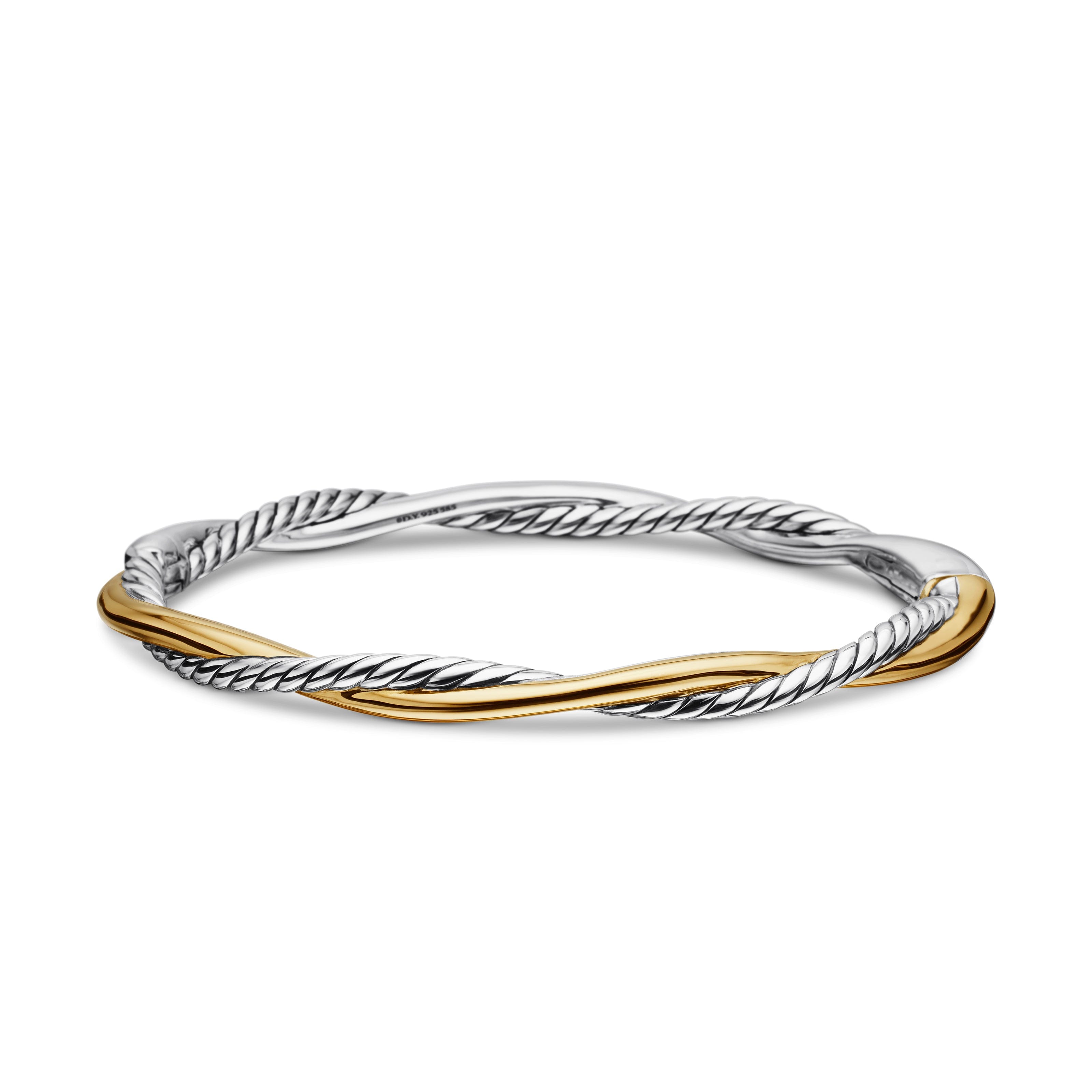 David Yurman Infinity Collection Bracelet in Sterling Silver and 14k Gold