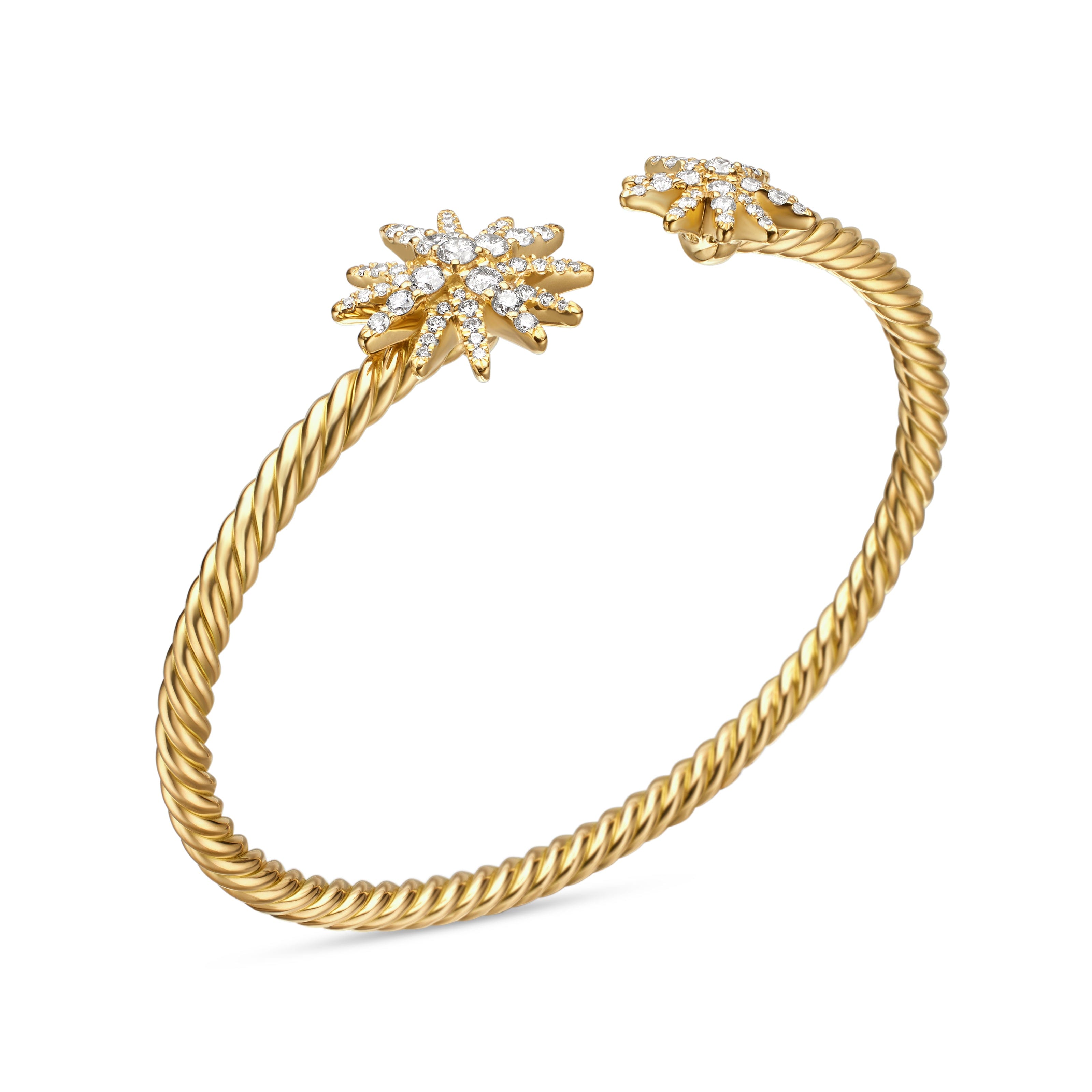 David Yurman Starburst Collection Bracelet in 18K Yellow Gold