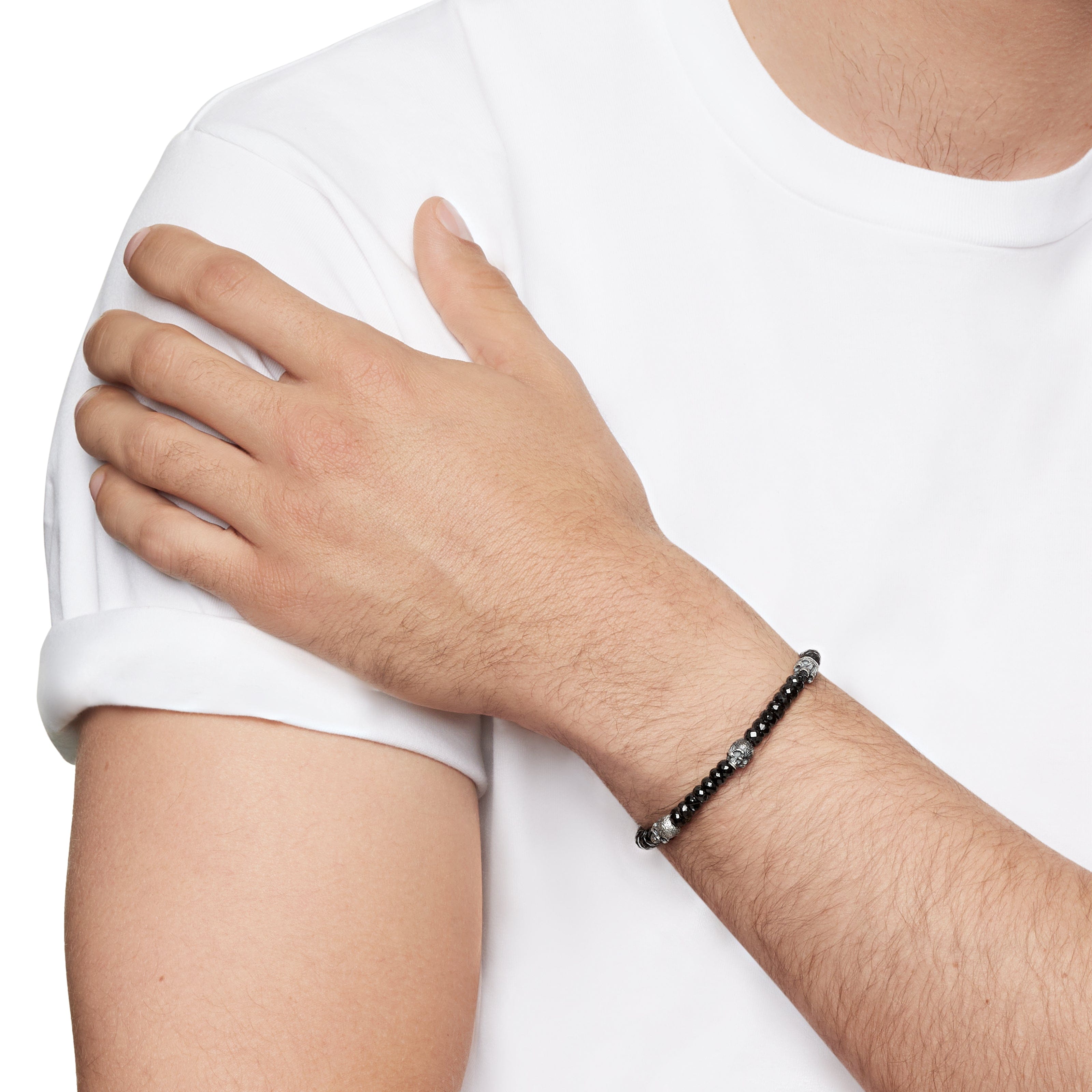 David Yurman Memento Mori Collection Bracelet in Sterling Silver