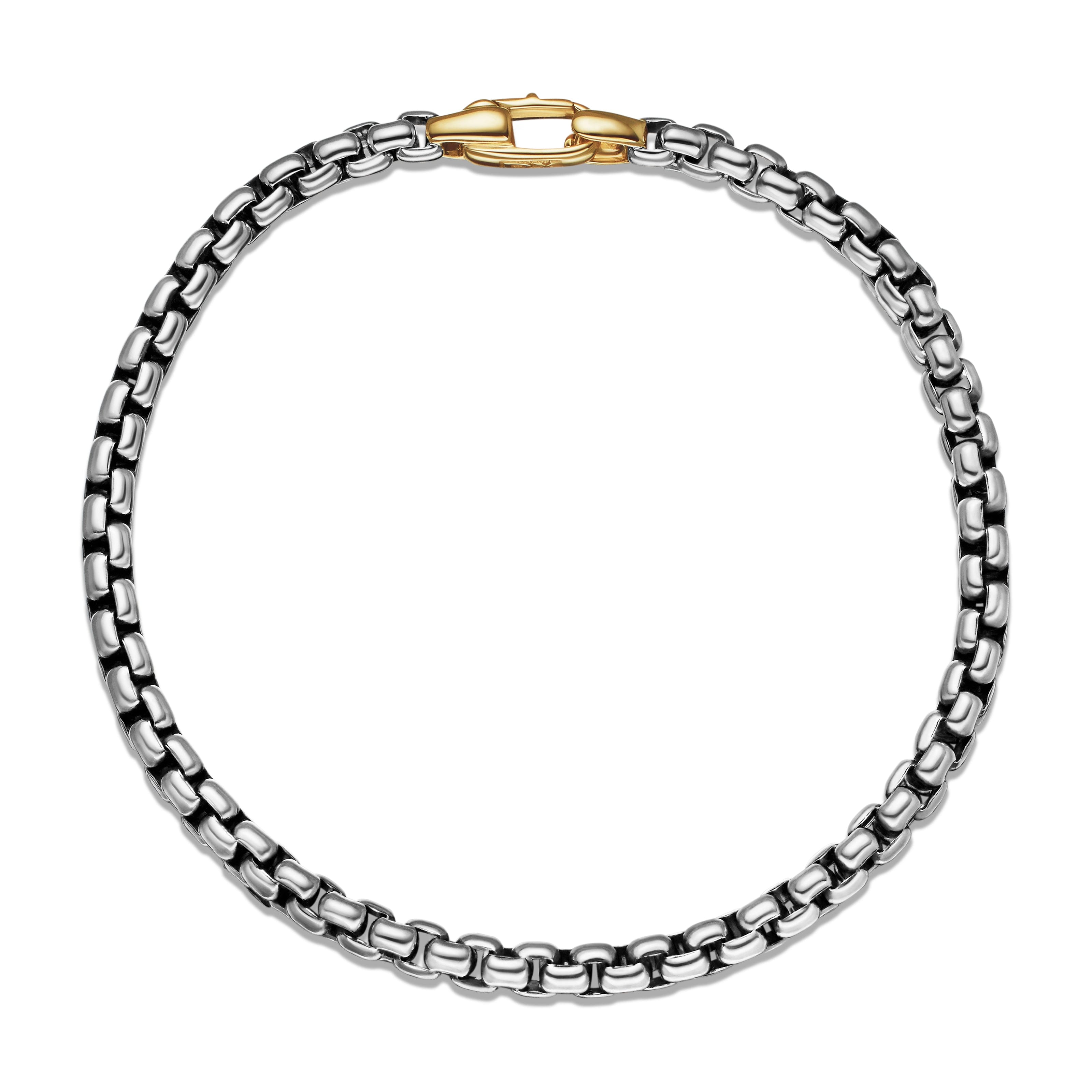 David Yurman Chain Collection Bracelet in Sterling Silver and 14k Gold