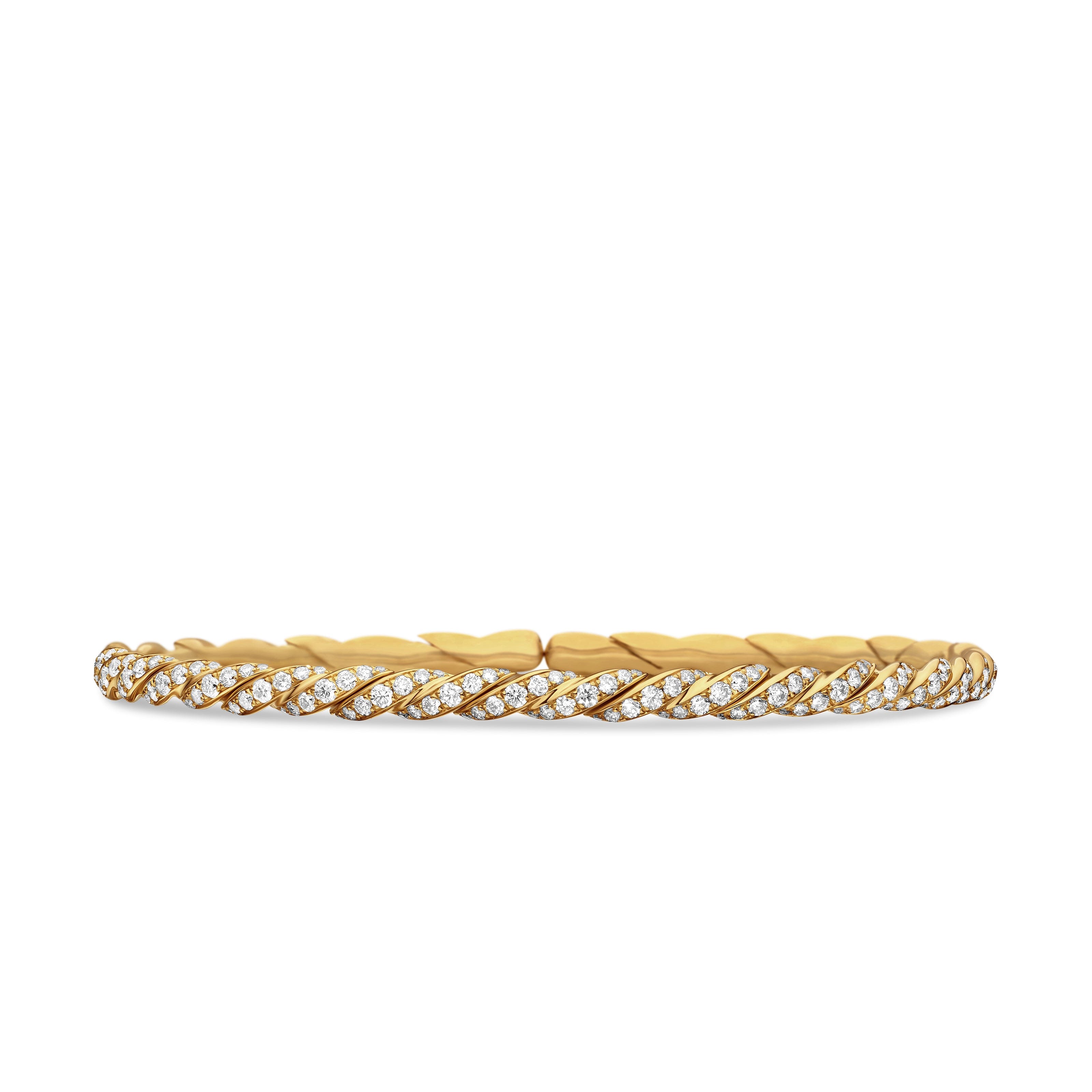 David Yurman Sculpted Cable Collection Bracelet in 18K Yellow Gold