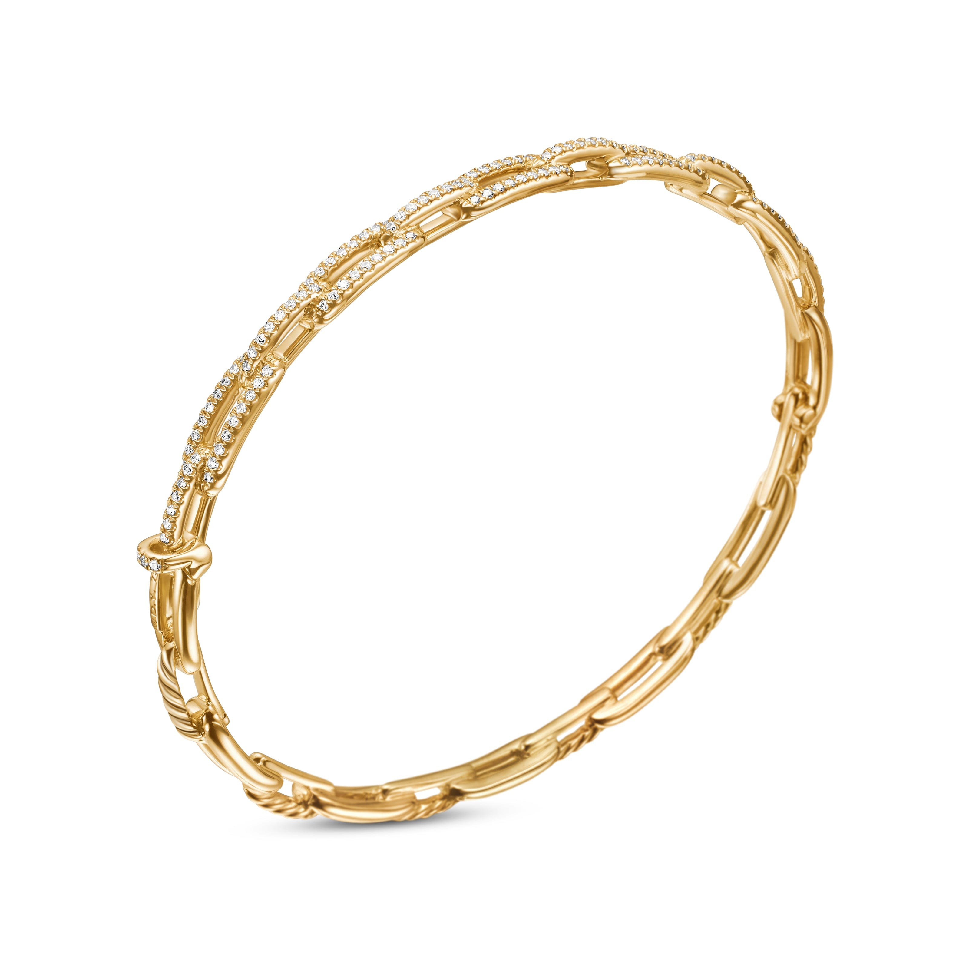 David Yurman Stax Collection Bracelet in 18K Yellow Gold