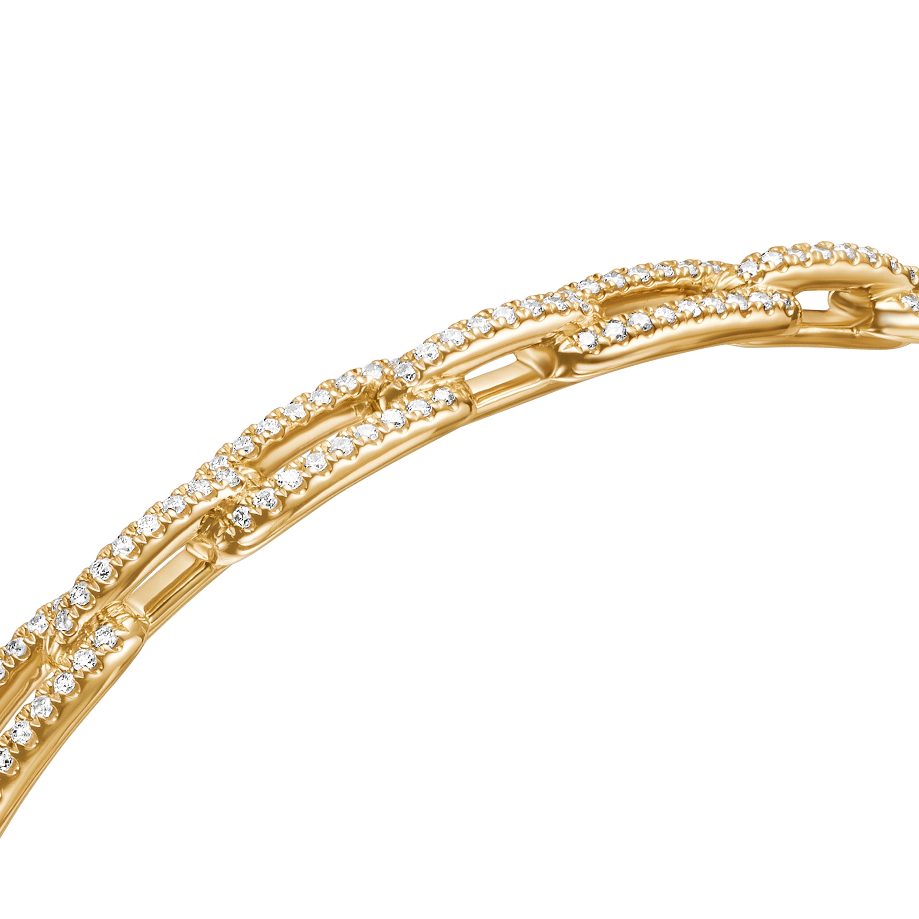 David Yurman Stax Collection Bracelet in 18K Yellow Gold