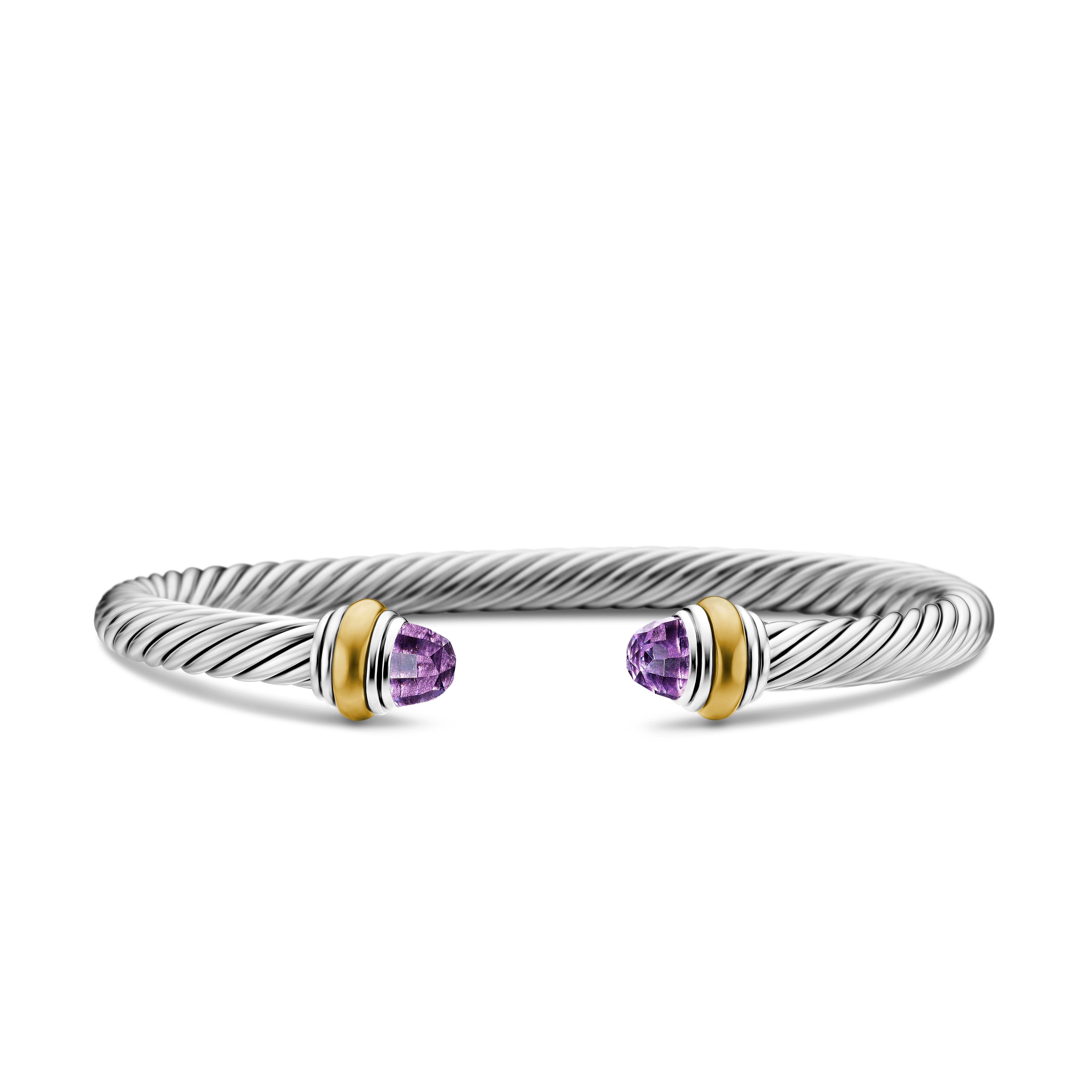 David Yurman Cable Collection® Bracelet in Sterling Silver and 14k Gold