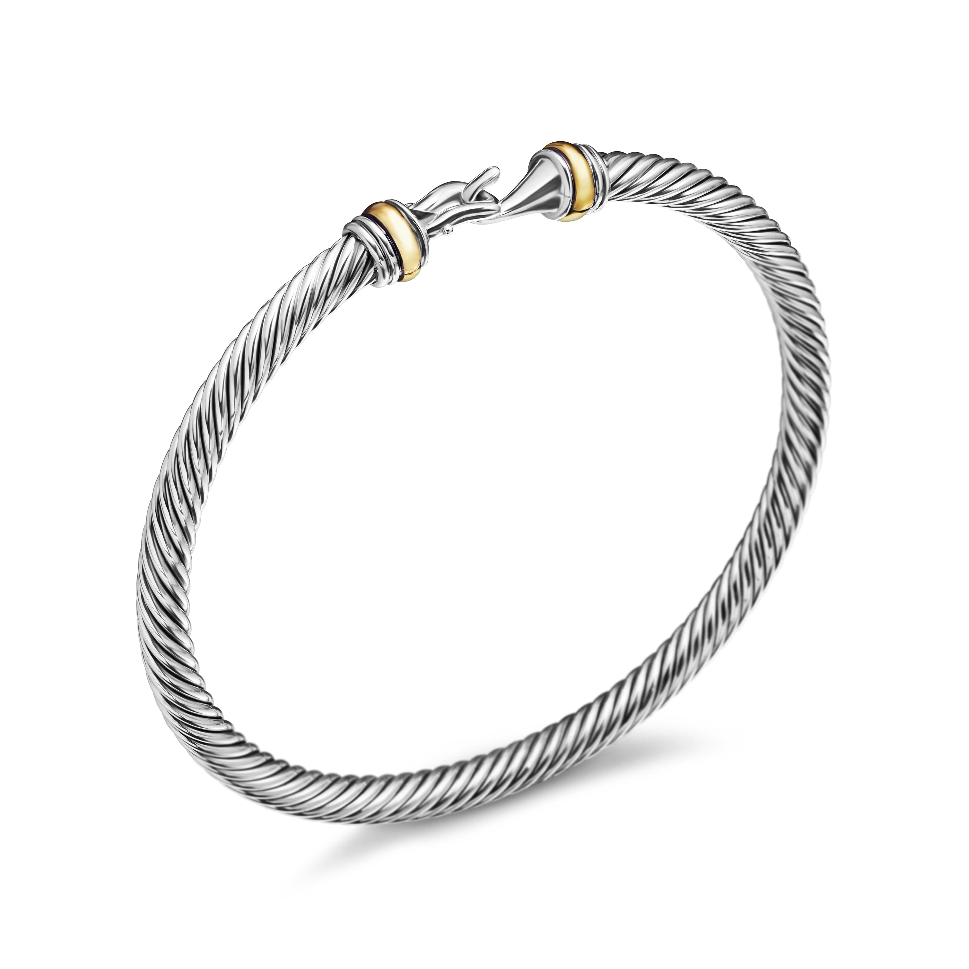 David Yurman Cable Collection® Bracelet in Sterling Silver and 18k Gold