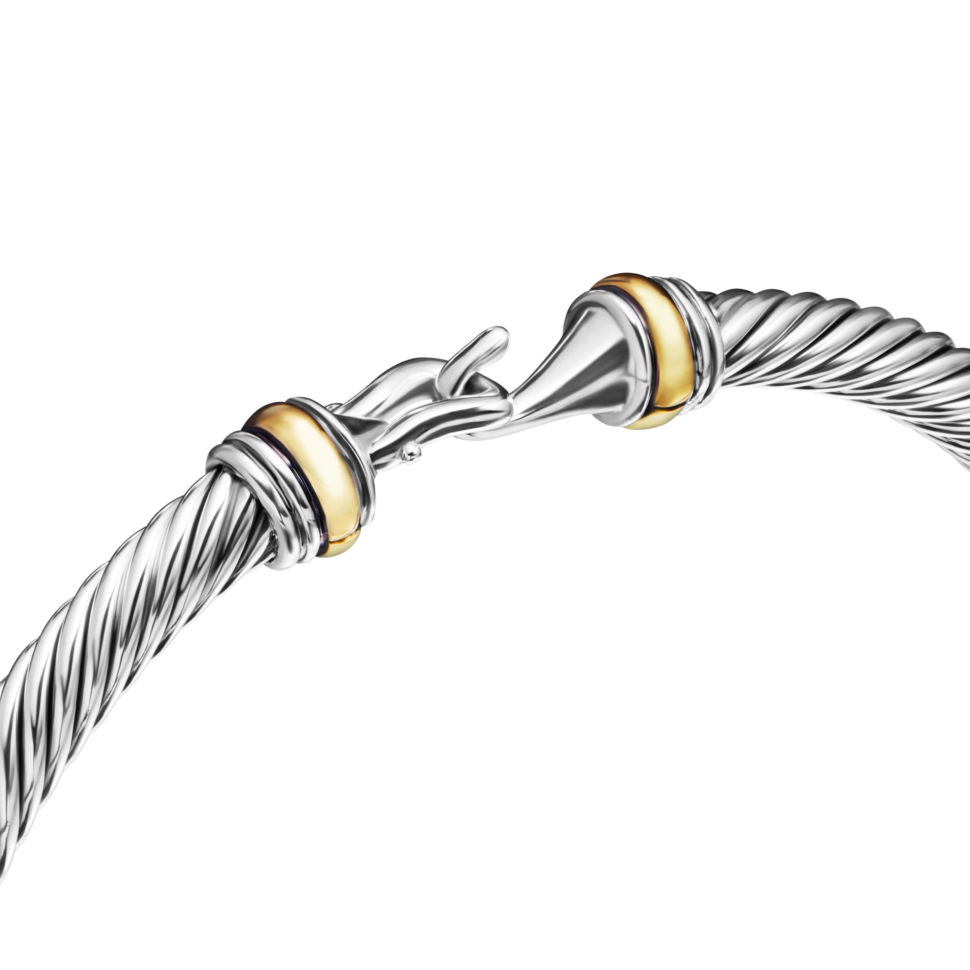 David Yurman Cable Collection® Bracelet in Sterling Silver and 18k Gold