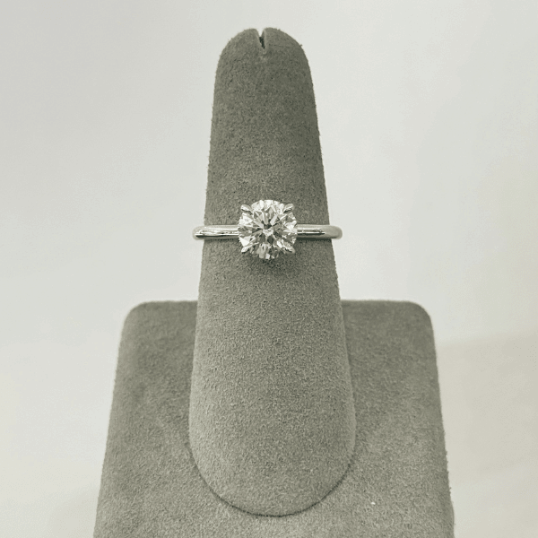 Moyer Collection 18k White Gold 2.14ct Round Brilliant Diamond Complete Engagement Ring - 020624