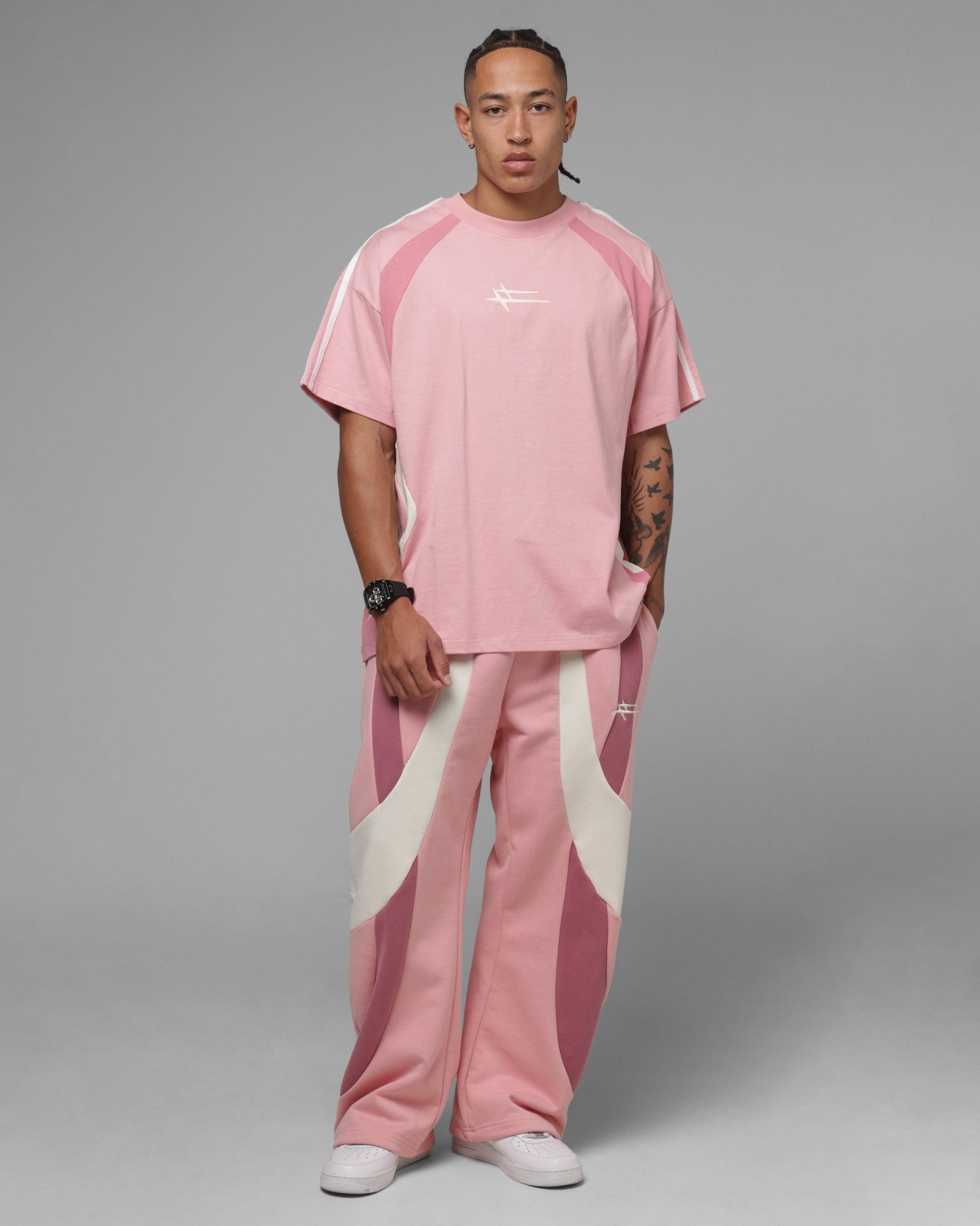 Loiter Hybrid Tek T-Shirt Pink