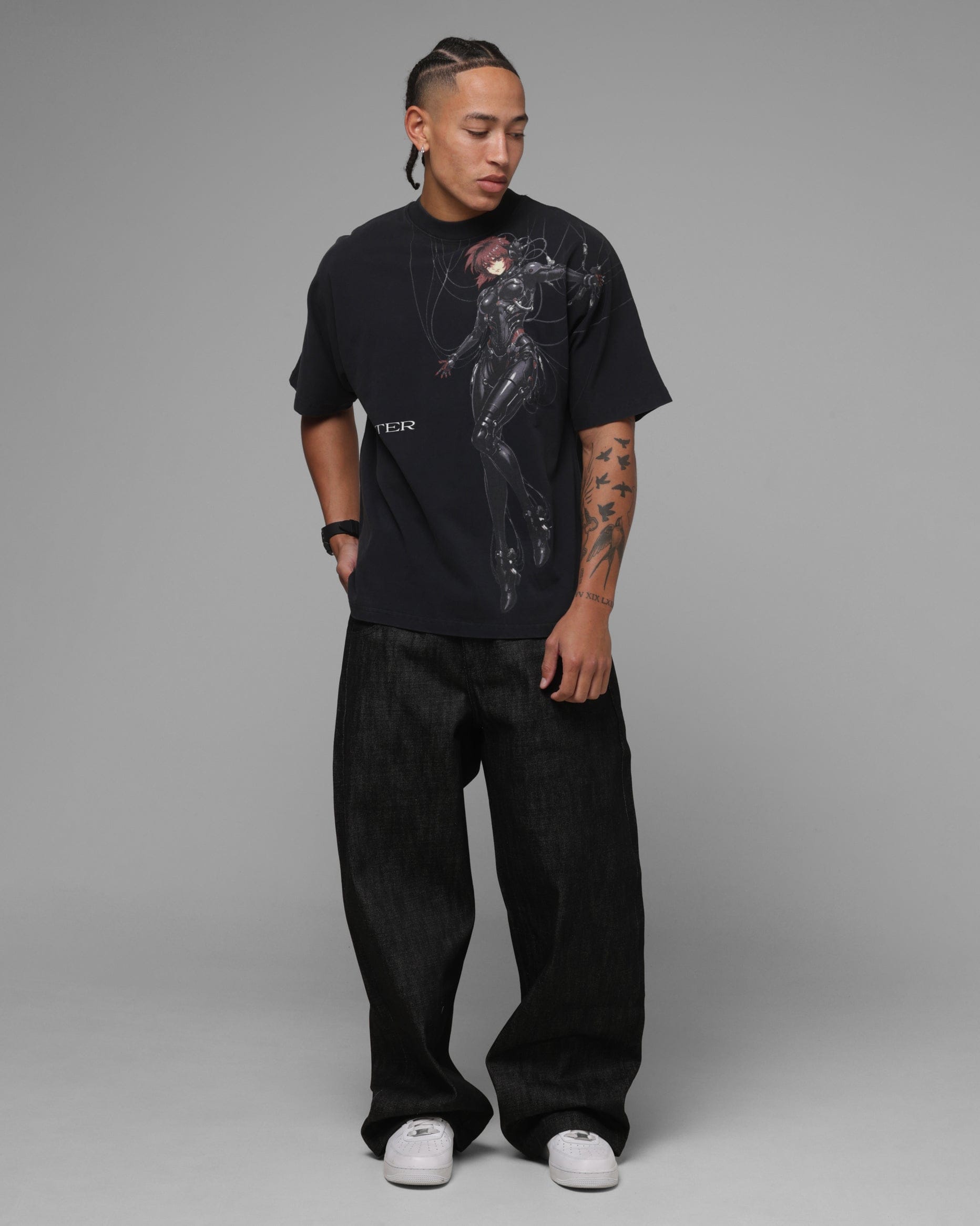 Loiter Spectre Vintage T-Shirt Black