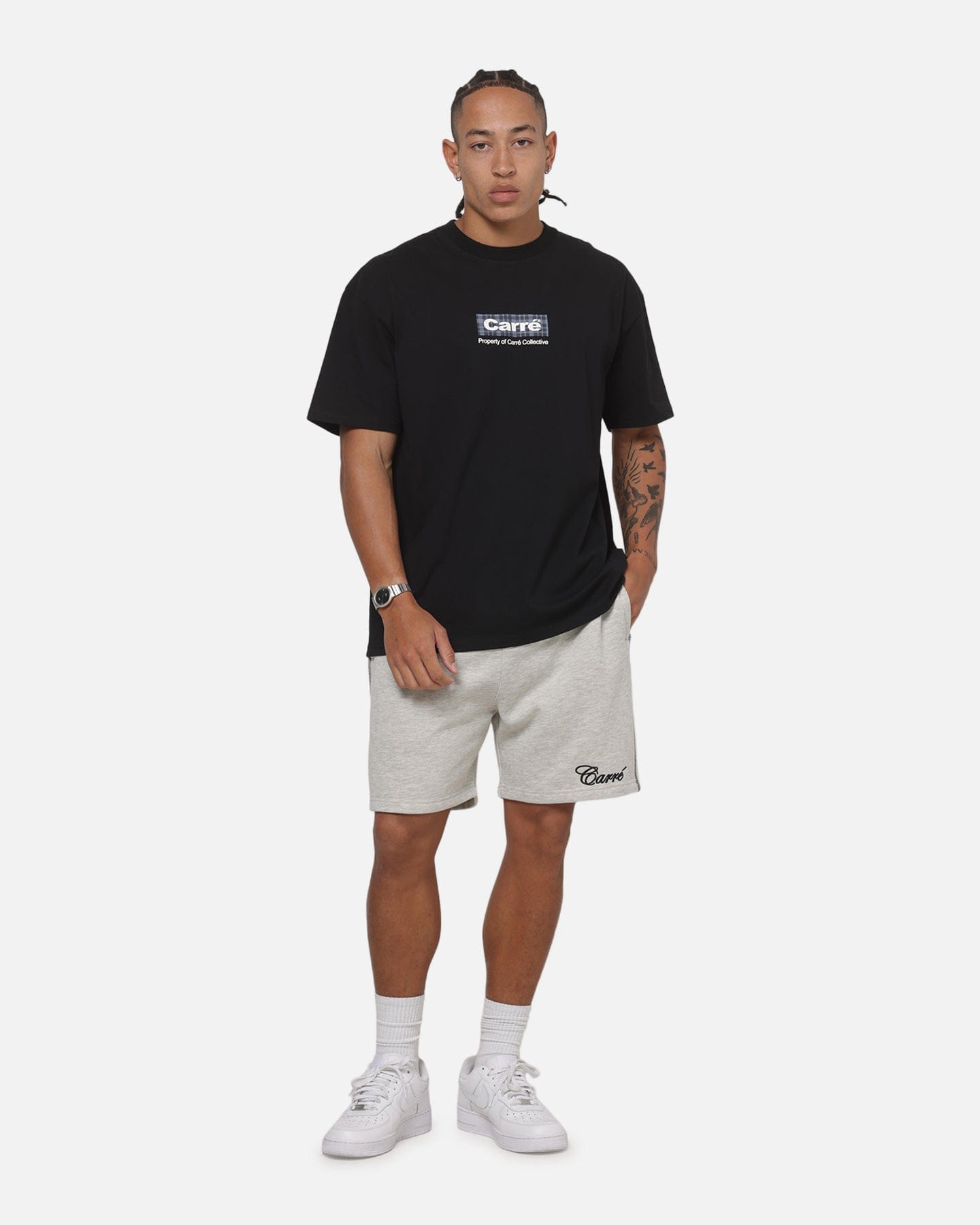 Carre Corrupt 2.0 Sweat Shorts Grey Marle