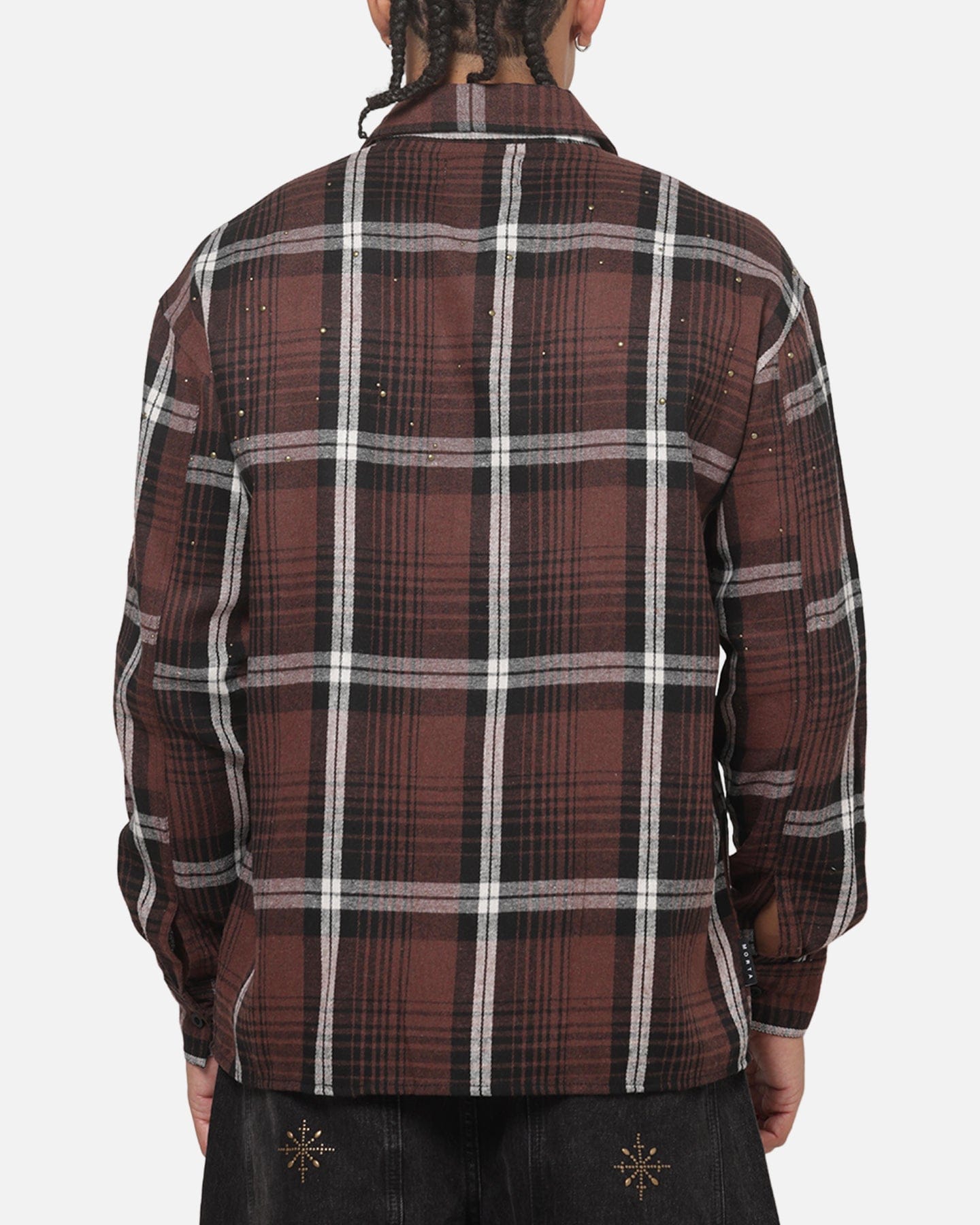Saint Morta Medici Plaid Long Sleeve Shirt Port