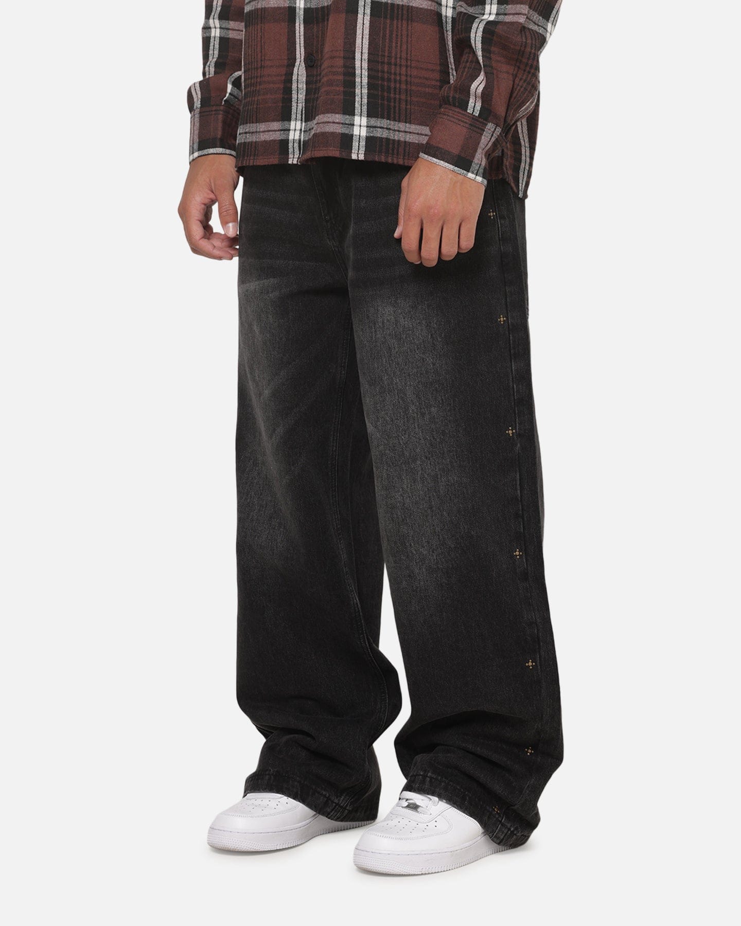 Saint Morta Amplus Pyre Jeans Black Shadow